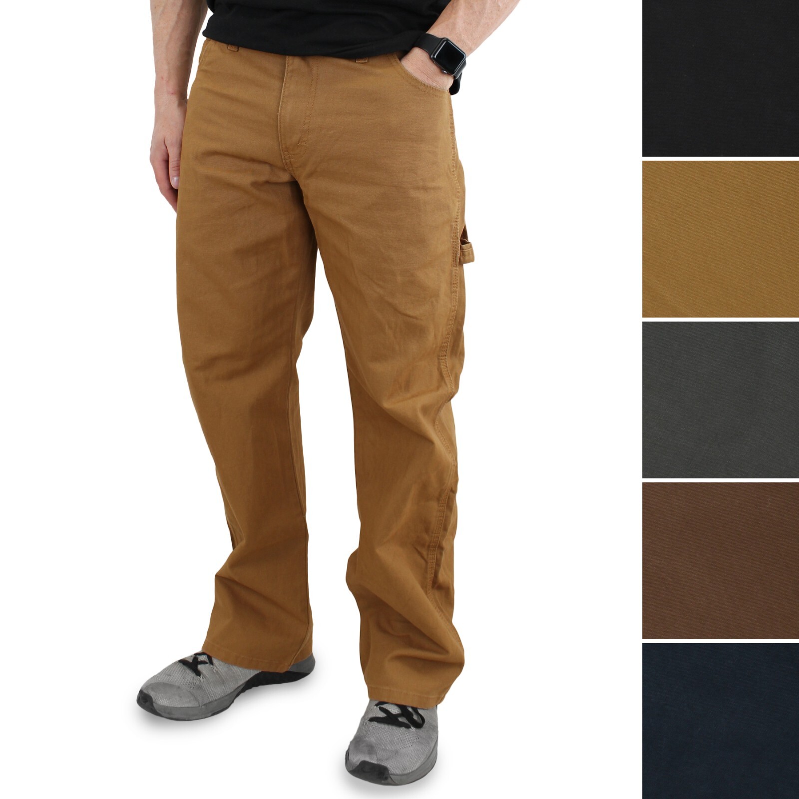 Dickies Men’s Carpenter Pants, Regular Fit, Straight Leg, 6-Pocket, Hammer Loop