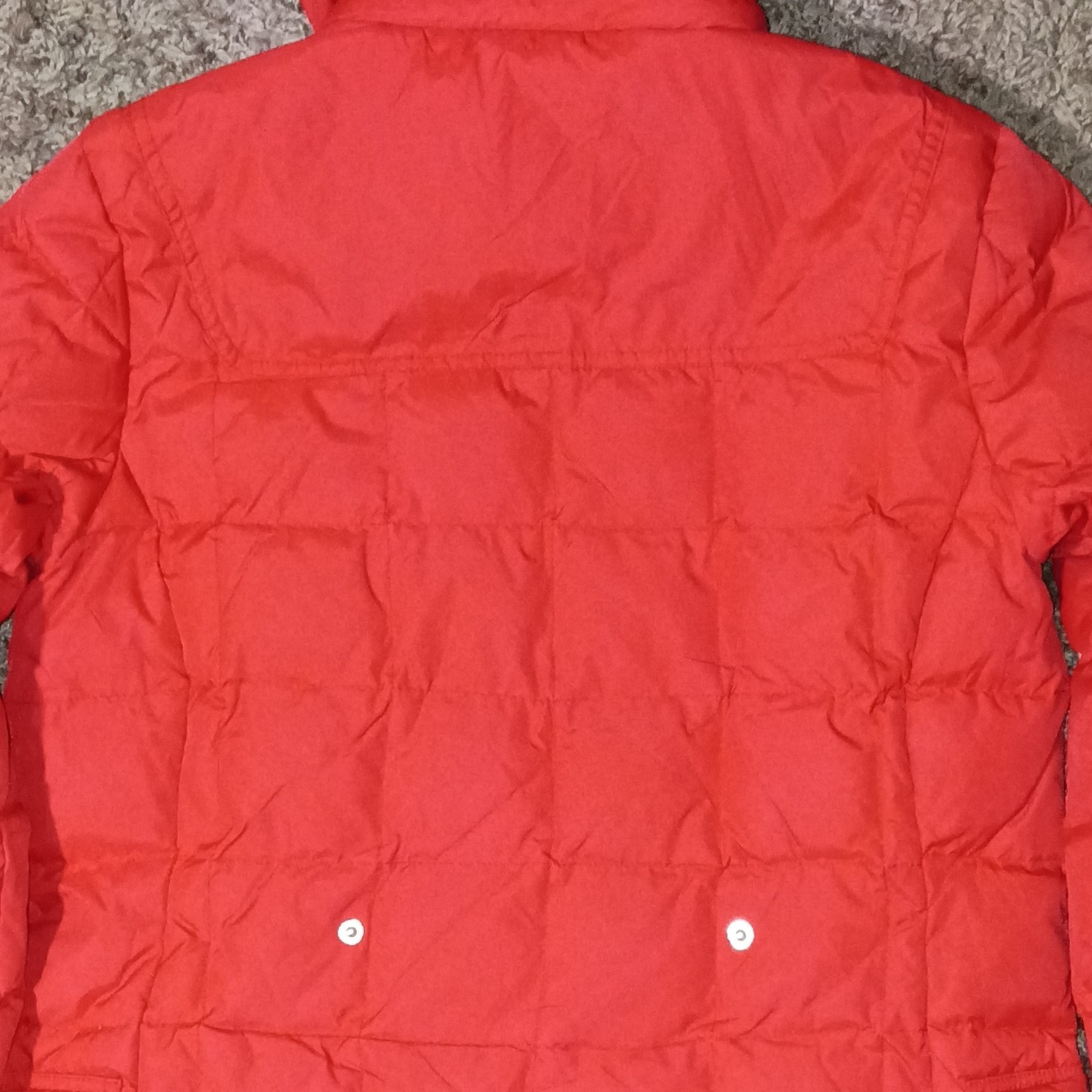 Tommy Hilfiger Coat Size Small Women Hooded Red Puffer Coat