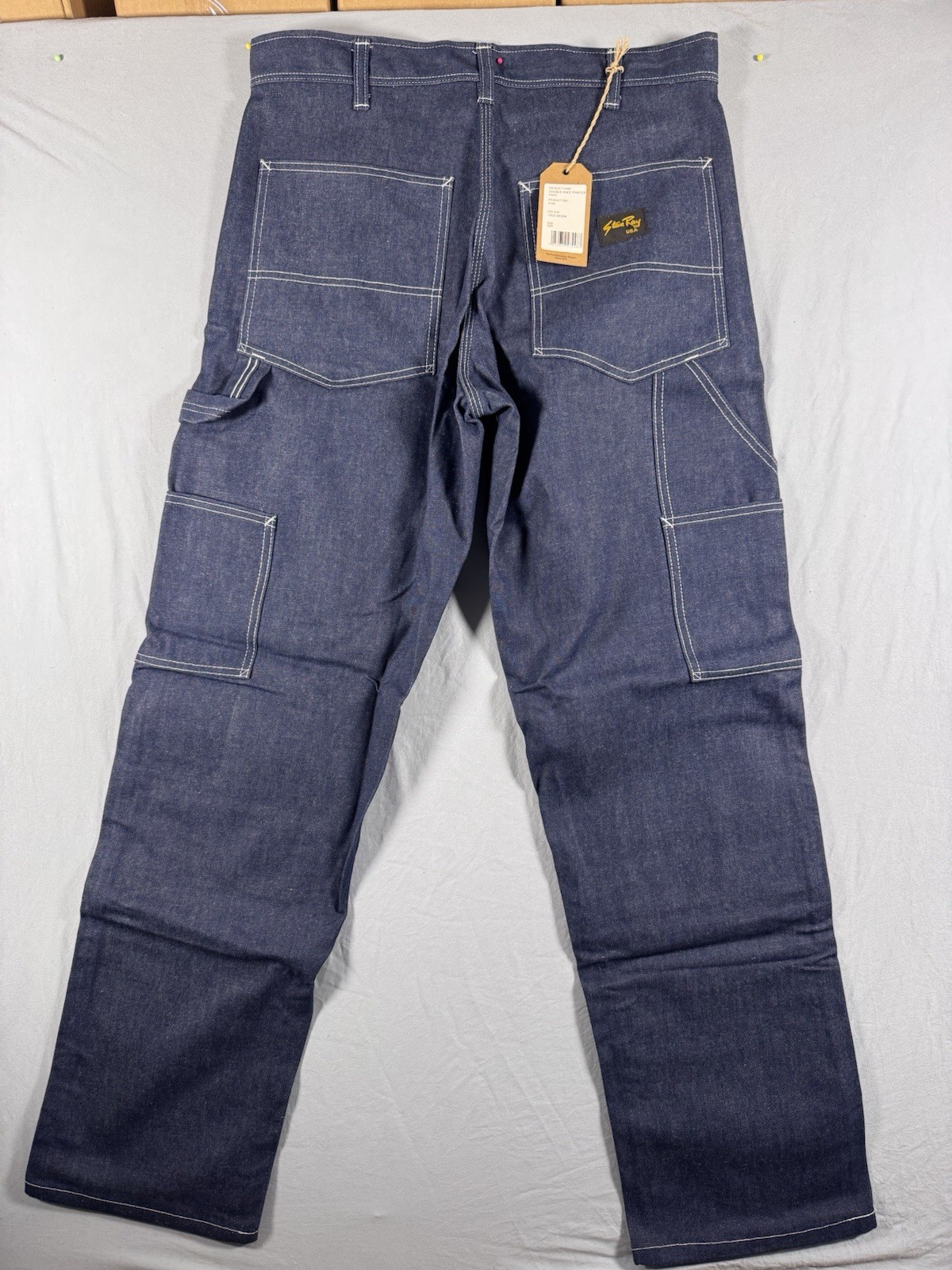 Stan Ray Double Knee Painter Pant, Made in USA, 10 oz Denim, Size 32 x 32