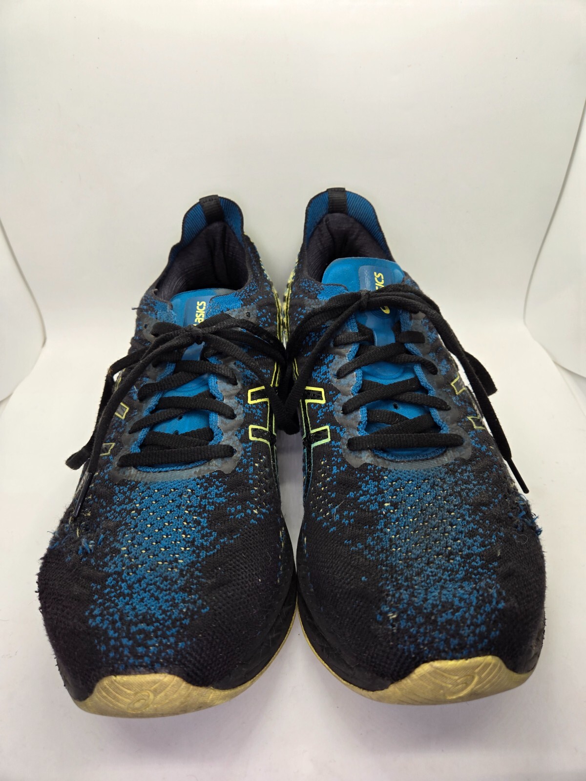Asics Gel-Kinsei Blast Shoes Men’s 11 Black Yellow Running Athletic Gym Sneakers
