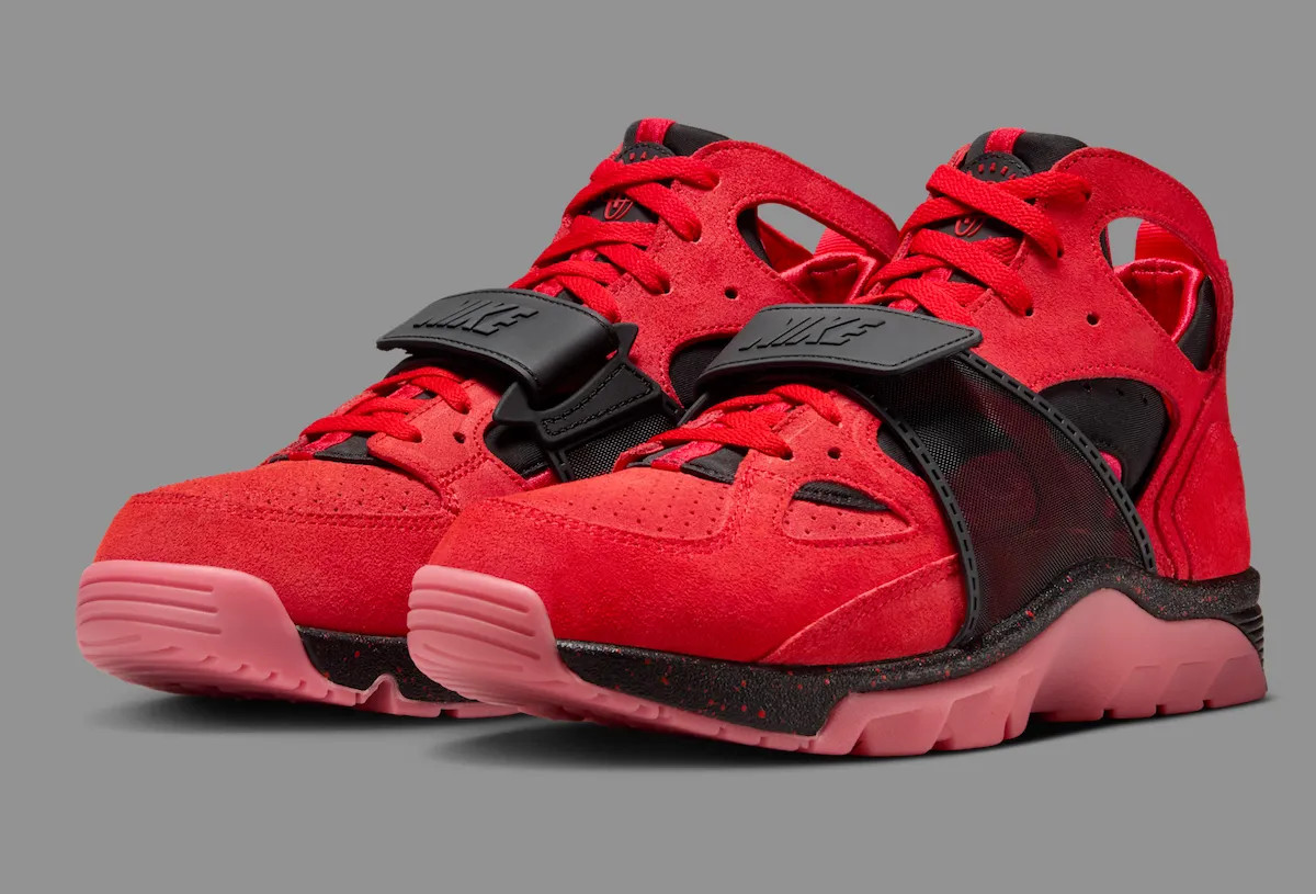 Nike Air Trainer Huarache Challenge Red Black IQ0615-600 sz 10 Men’s