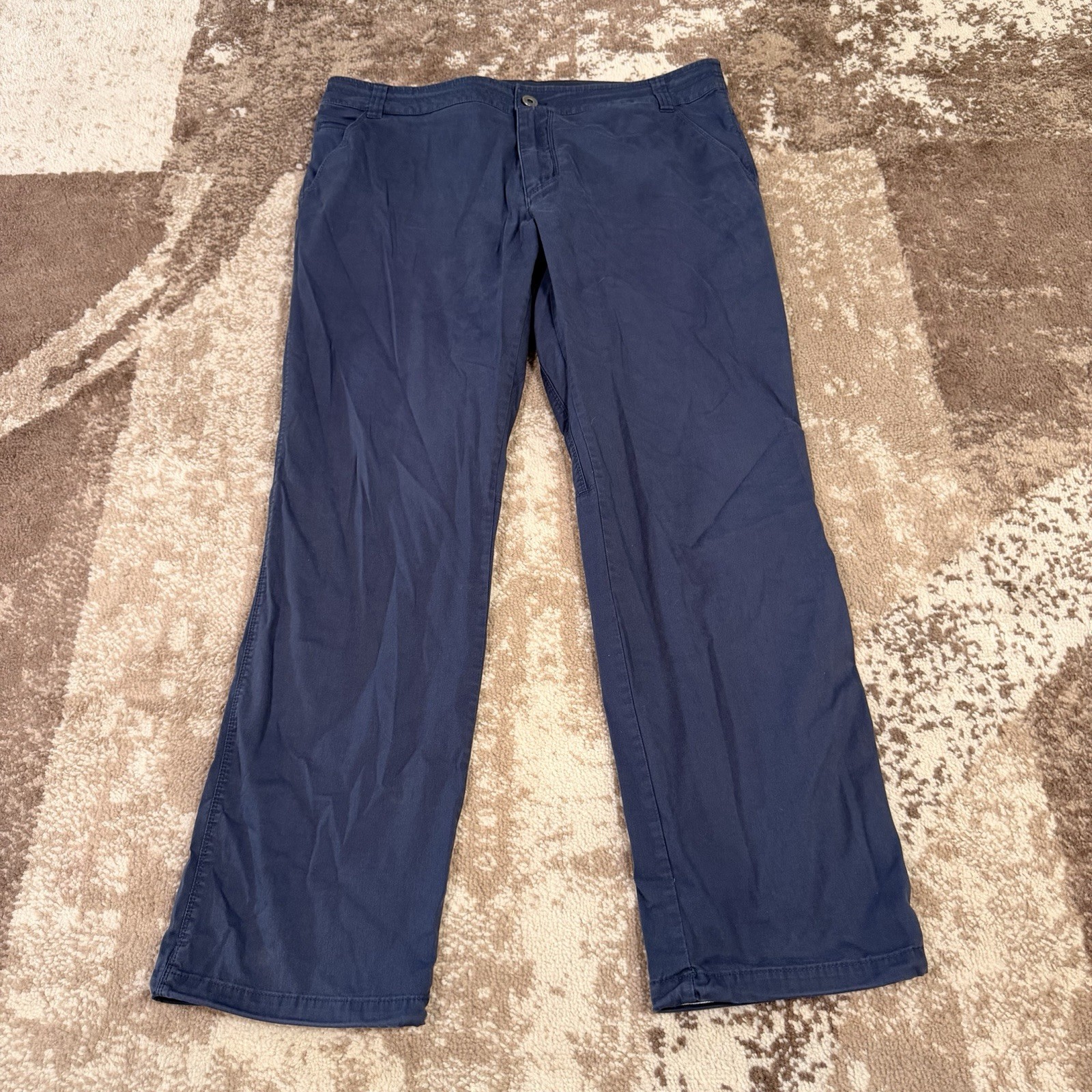 Kuhl Resistor Lite Pants Mens 38×32 Blue Stretch Chino Hiking Travel Casual Dad