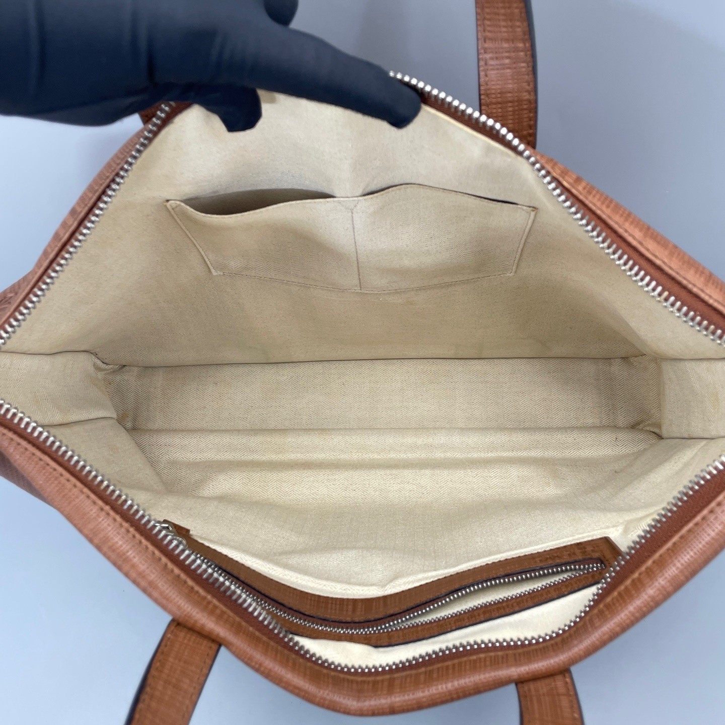 Loewe Pre-Owned Authentic Briefcase Brown 41*28*7cm Free Tracked Shipping