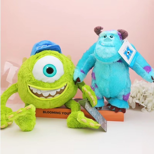 Blue & Green Monster Plush Toy Set Soft Stuffed Animal Doll Birthday Gift