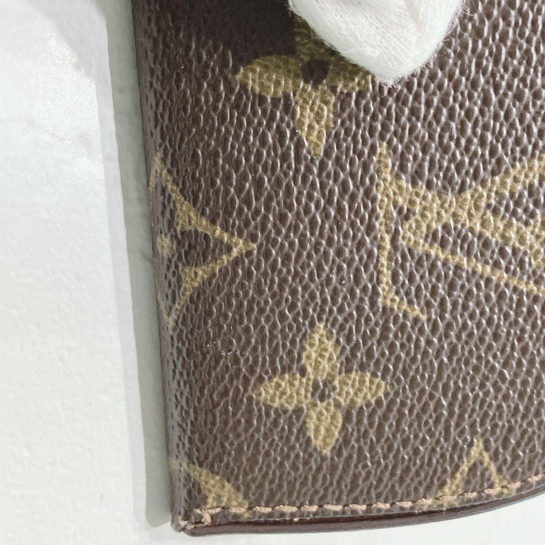 LOUIS VUITTON Monogram Coin Case Change Purse Shipping Included
