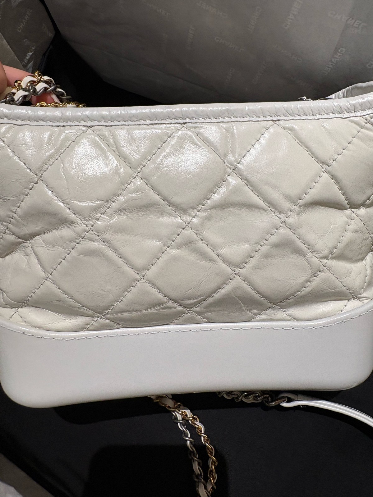 Chanel Pre-Owned Authentic Hobo Bag 20*15*8cm Free Tracked Shipping
