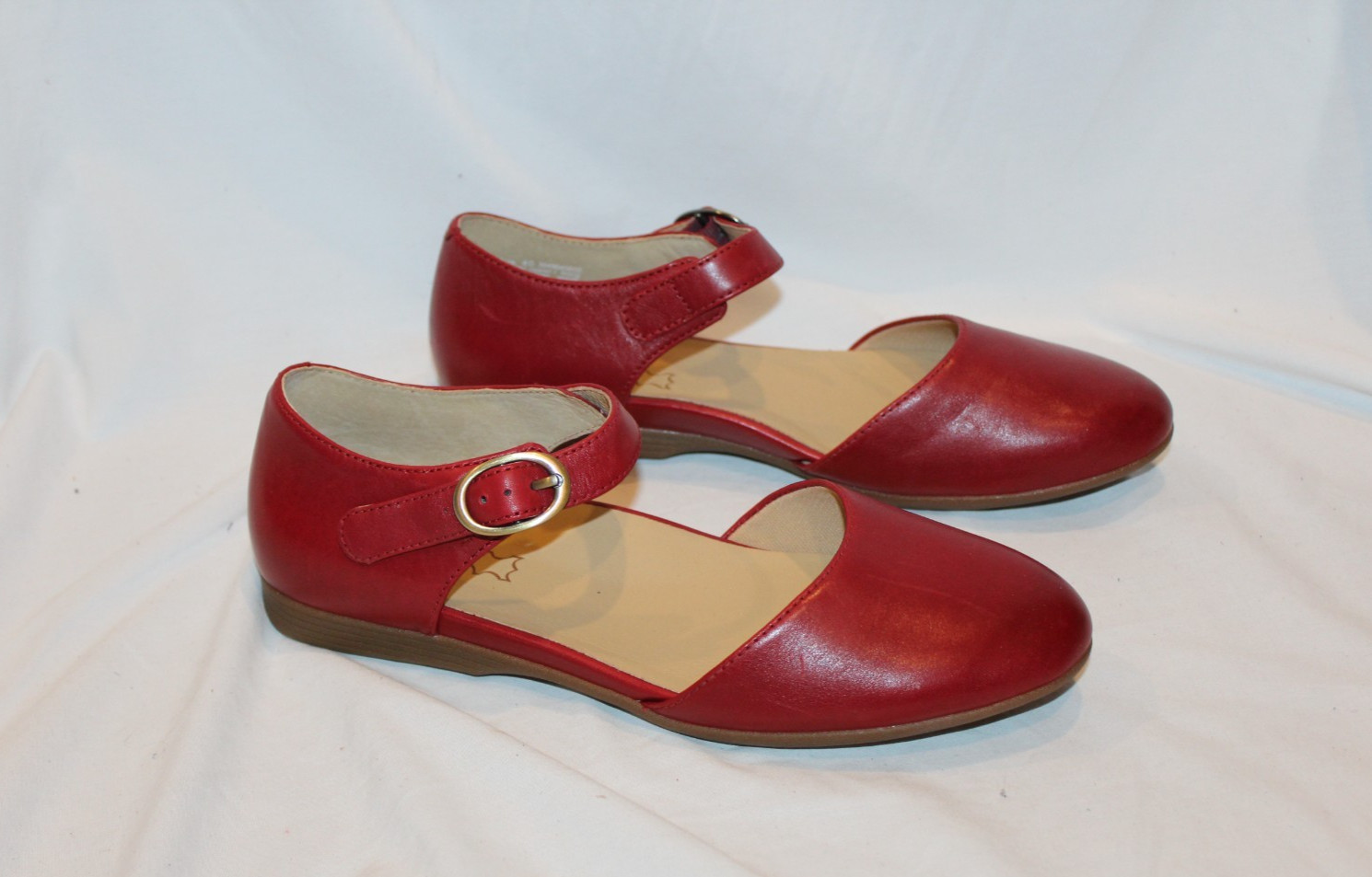 Dansko Liv Burnished Nappa Leather Strap Mary Jane EU 40 US 9.5-10 NEW RED