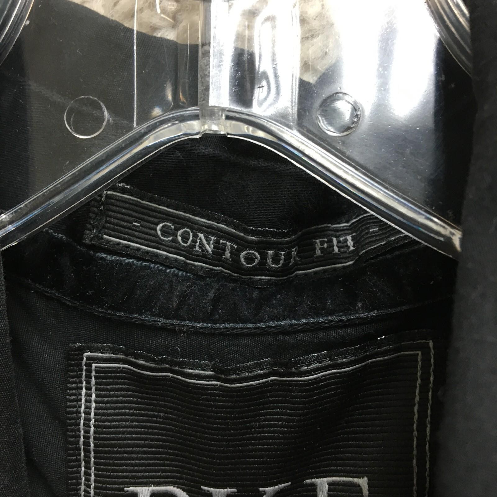 Buckle BKE Button Up Shirt Medium Adult Black Contour Fit Long Sleeve Mens M