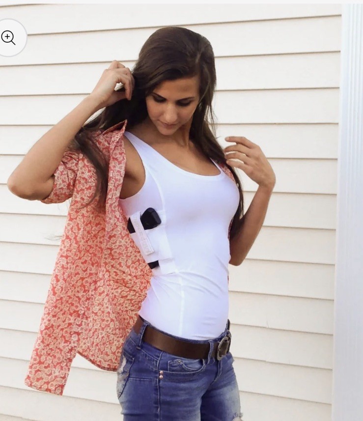 NWT- Undertech under cover concealed carry tank top in white xs