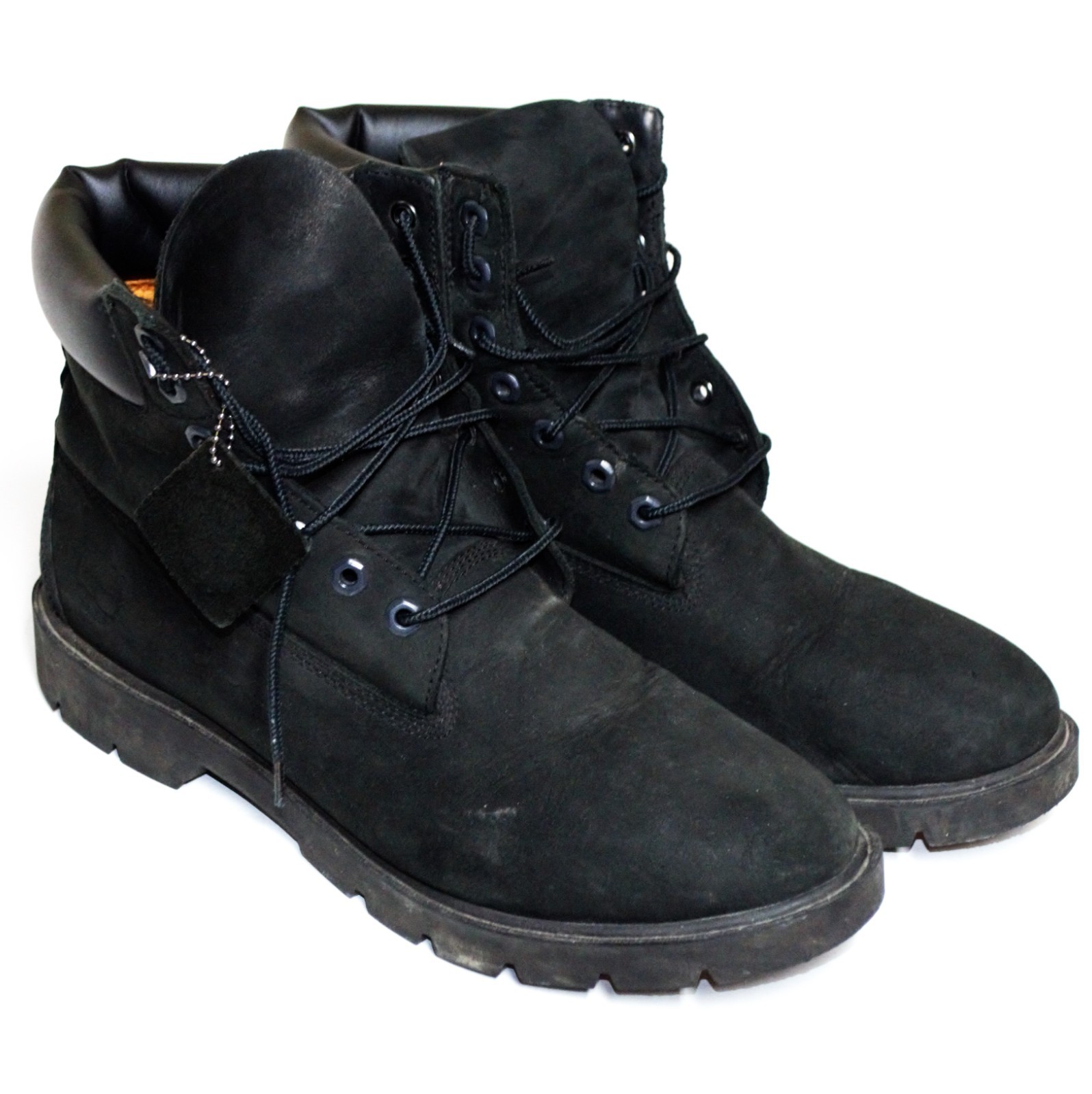 Black Timberland Premium 6-Inch suede boots US 12