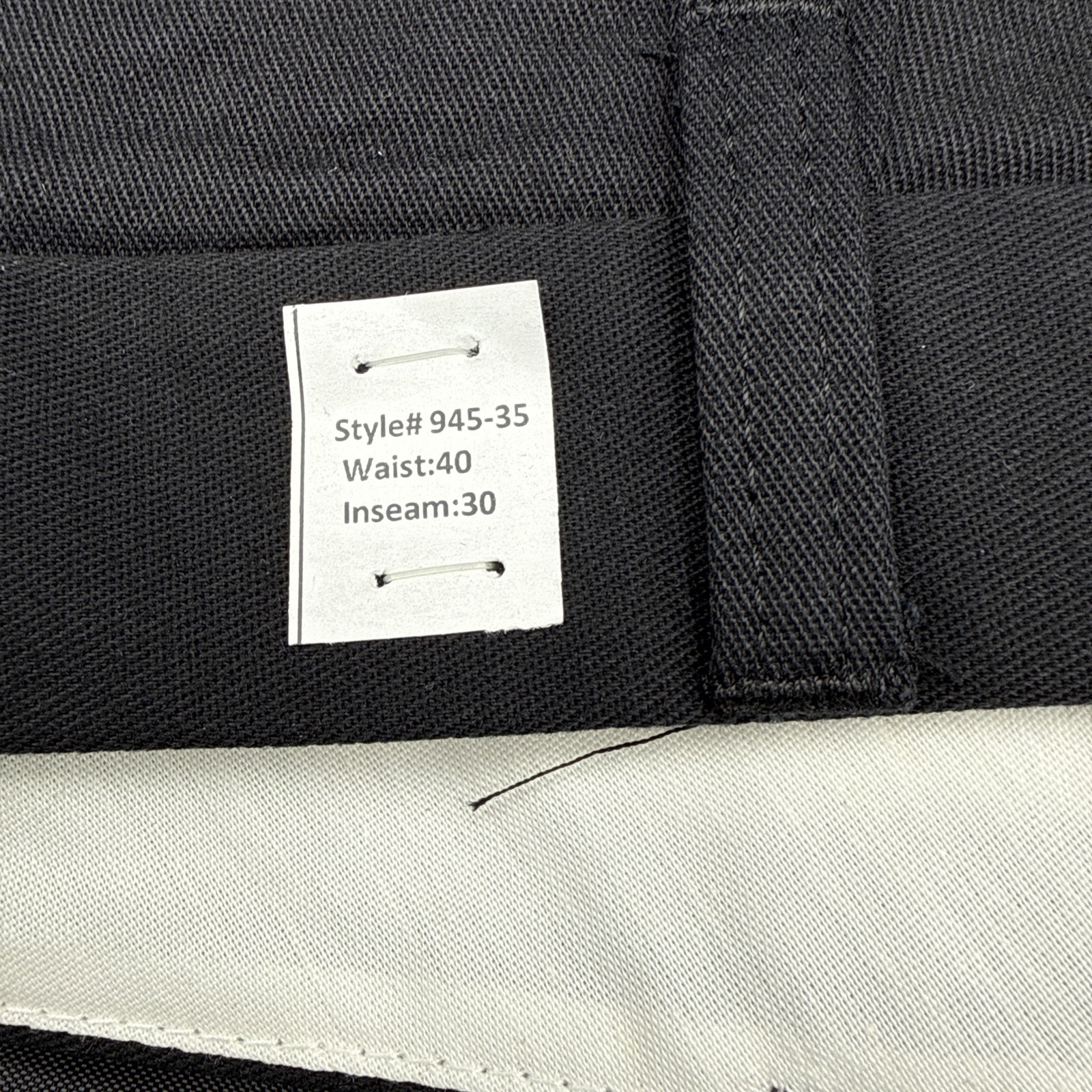 Cintas Comfort Flex Black Pants 40×30
