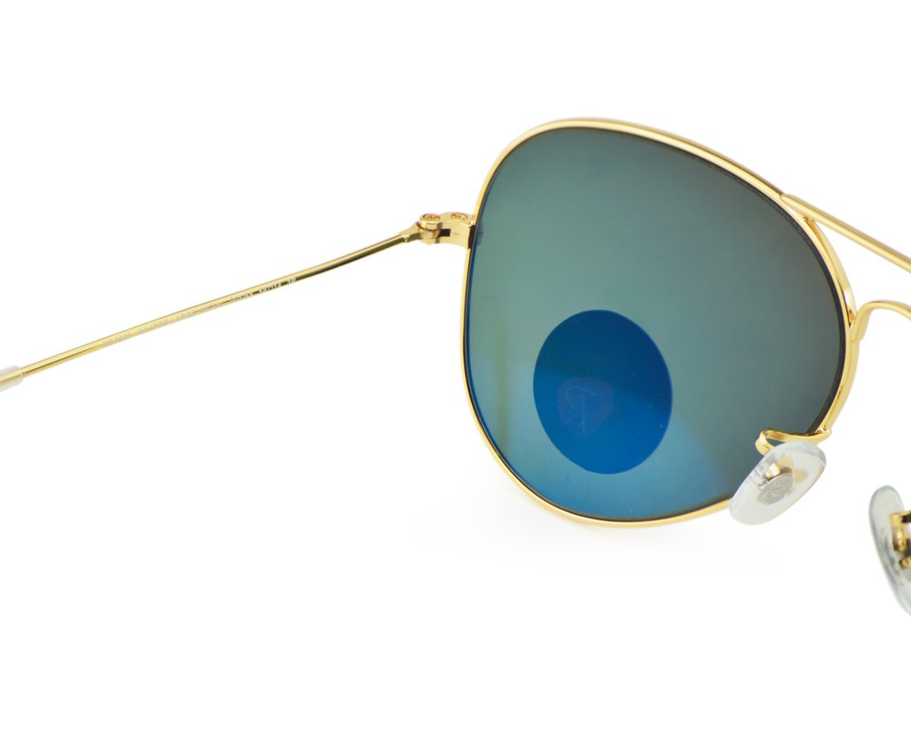 Ray-Ban Sunglasses RB3025 Aviator Classic 58mm Gold Frame Polarized Green Lens