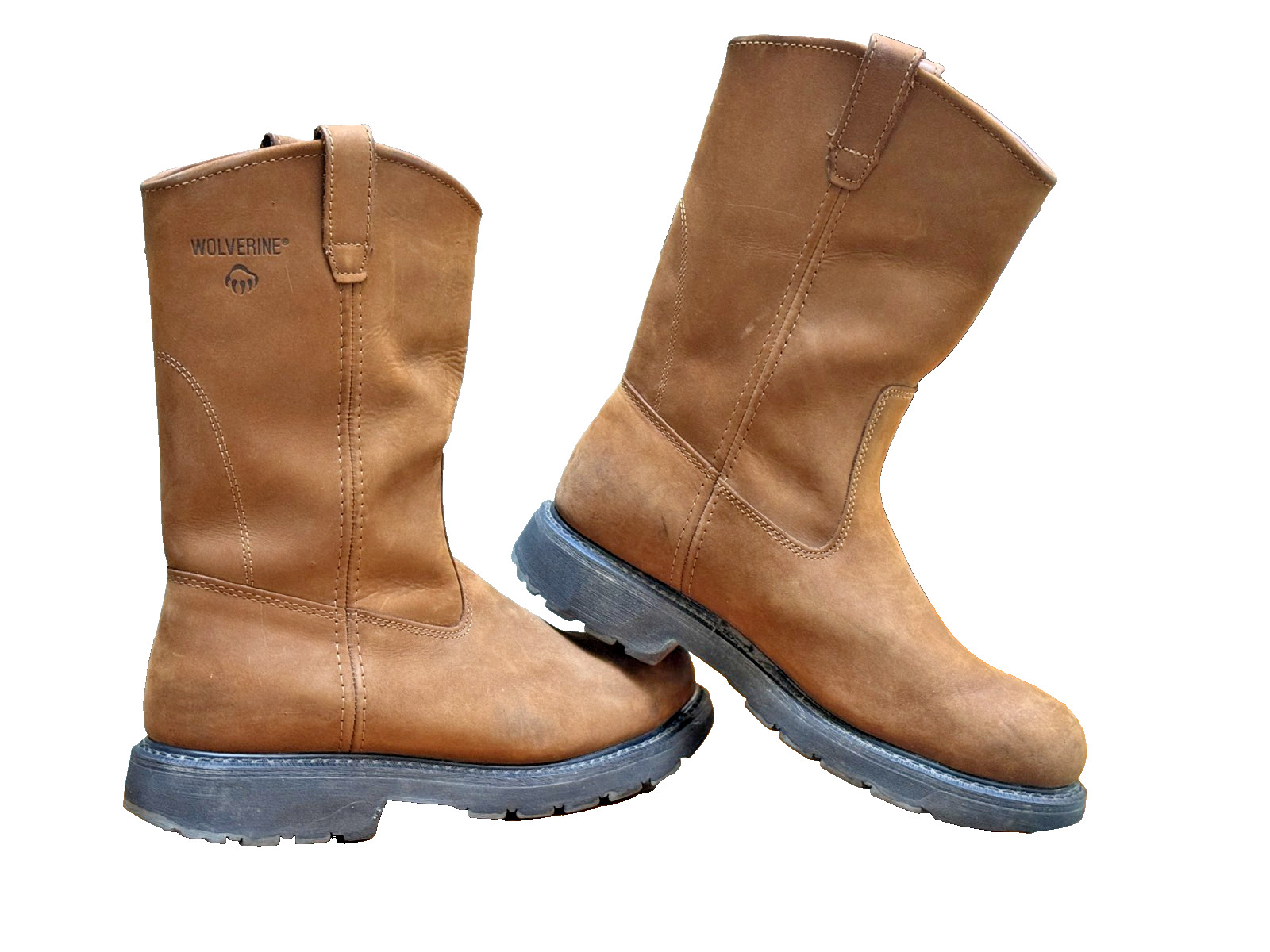 Wolverine Nubuck Wellington Pull-On Work Boots Men’s Size 12EW