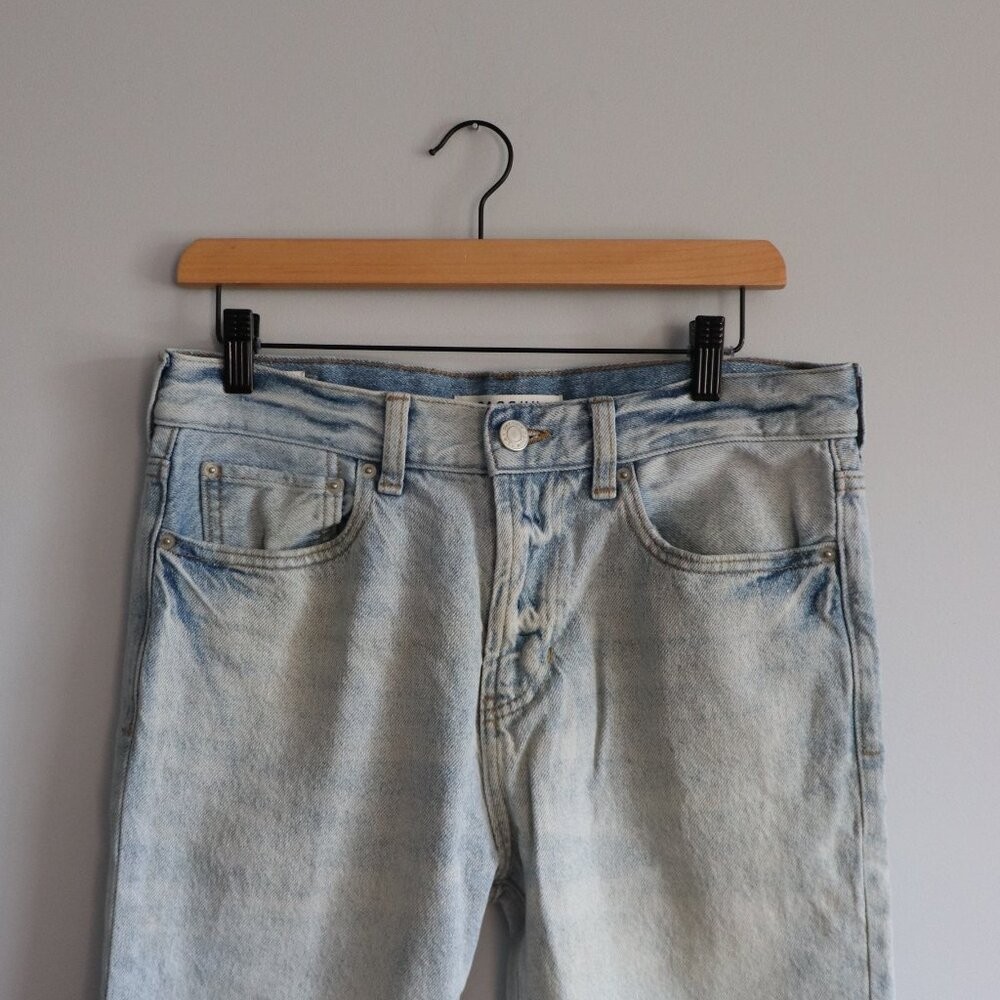 PacSun Men’s Sz 30×30 Blue Light Wash Stretch 5-Pocket Slim Taper Denim Jeans