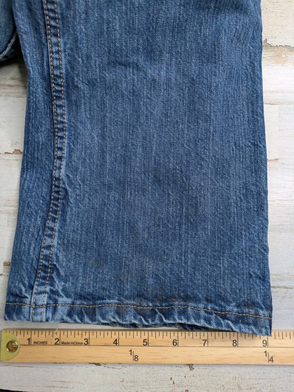 Wrangler Retro Jeans Mens 34×36 Relaxed Boot Cut Cowboy Denim Rodeo WRT20TB Blue
