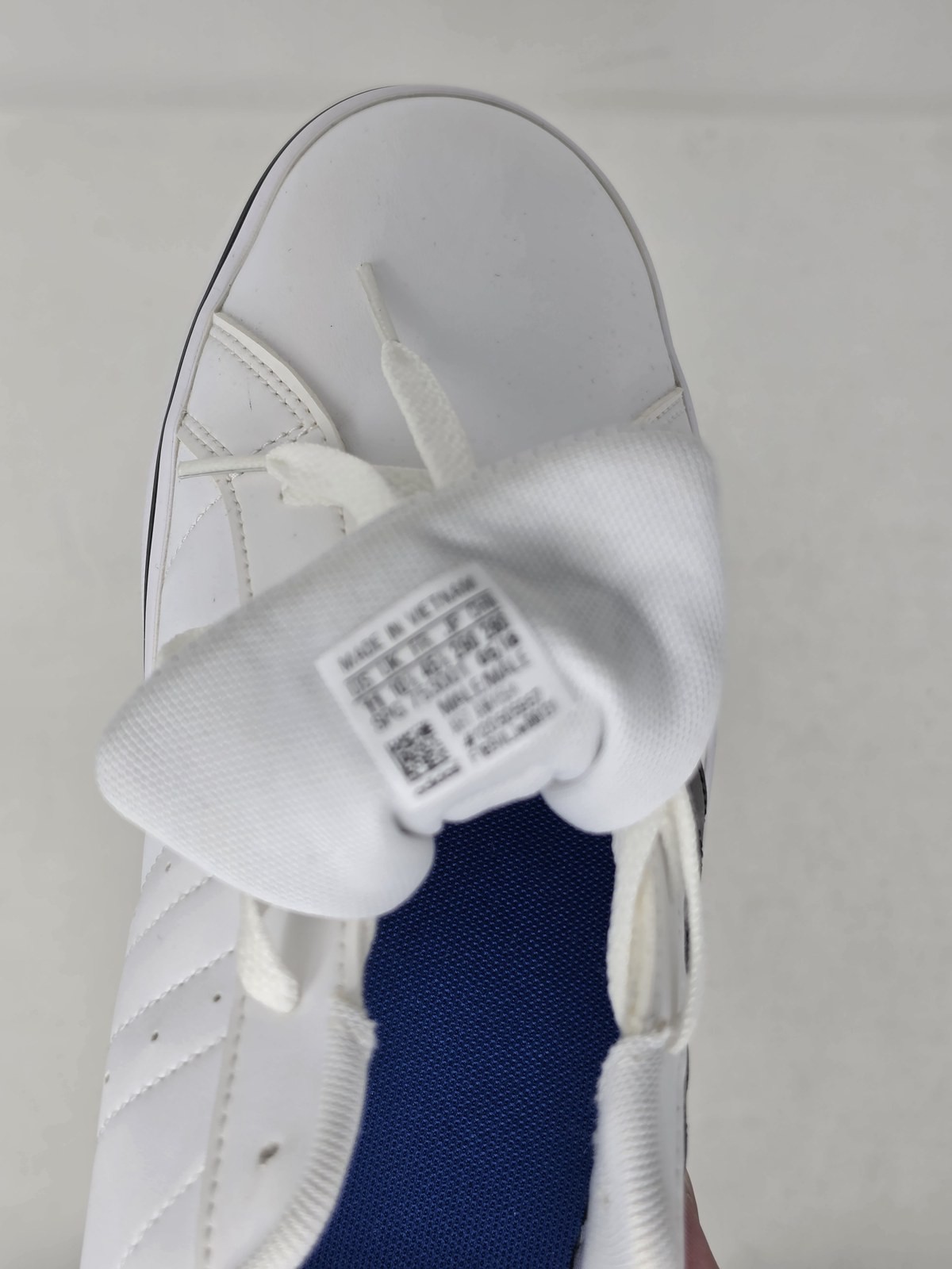 adidas VS Pace Mens Sneakers White Black 3-Stripes Size 11 New Without Box