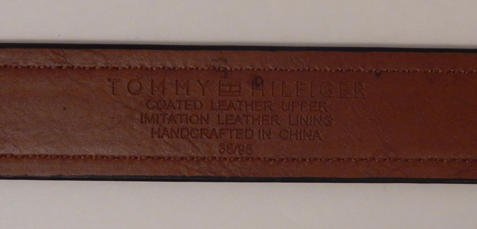 GENUINE TOMMY HILFIGER LIGHT BROWN TAN MEN’S BELT SIZES: 32 34 36 38 40 42 $45