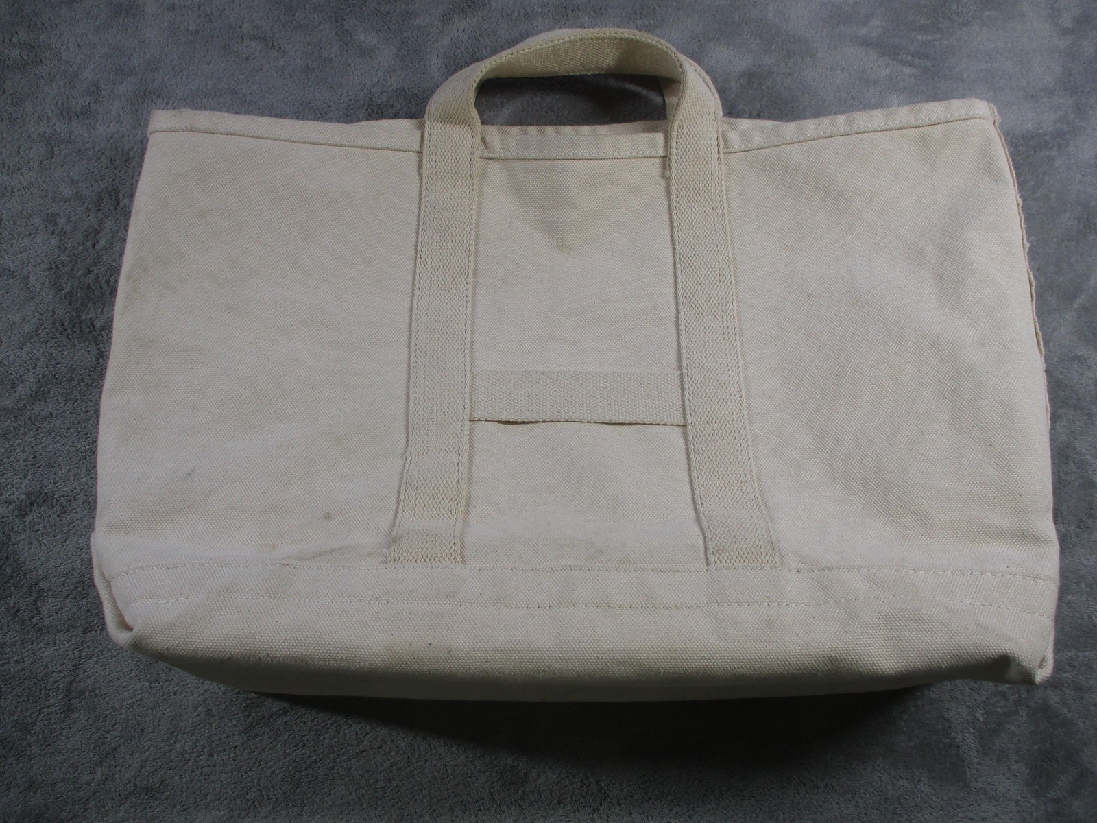 Florida Coast Tote Bag Unisex Large Beige Canvas Bottom Studs Beach Travel