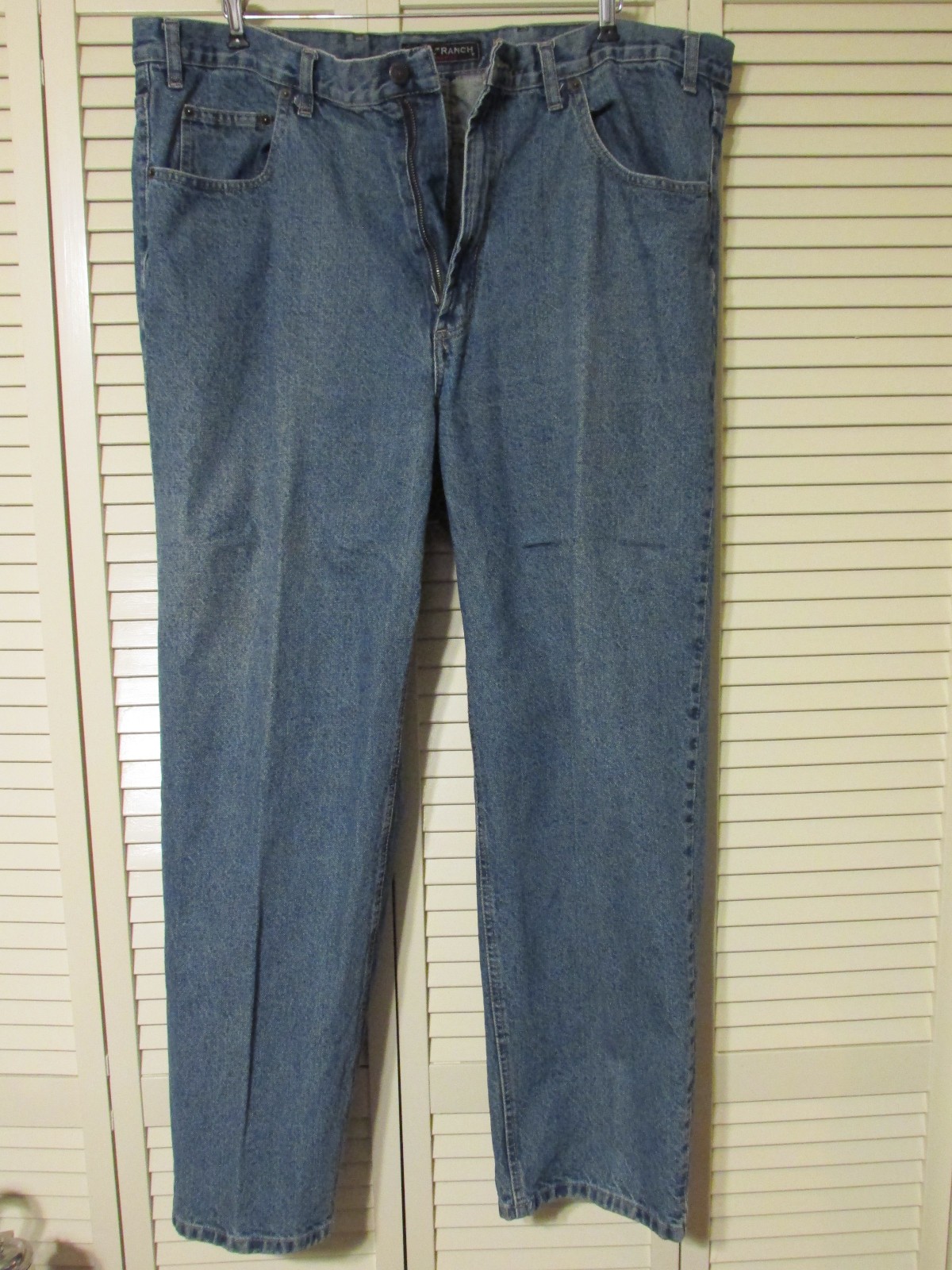 NICE Real Ranch Denim Jeans, 44×32 Tag, but closer to 47×32! FREE SHIP/48