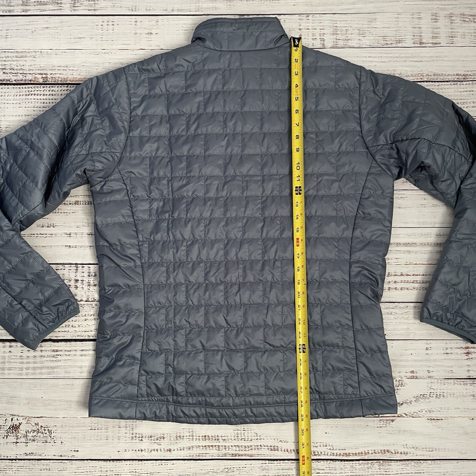 Patagonia Nano Puff Utility Blue Full Zip Lightweight Men’s Puffer Jacket Large