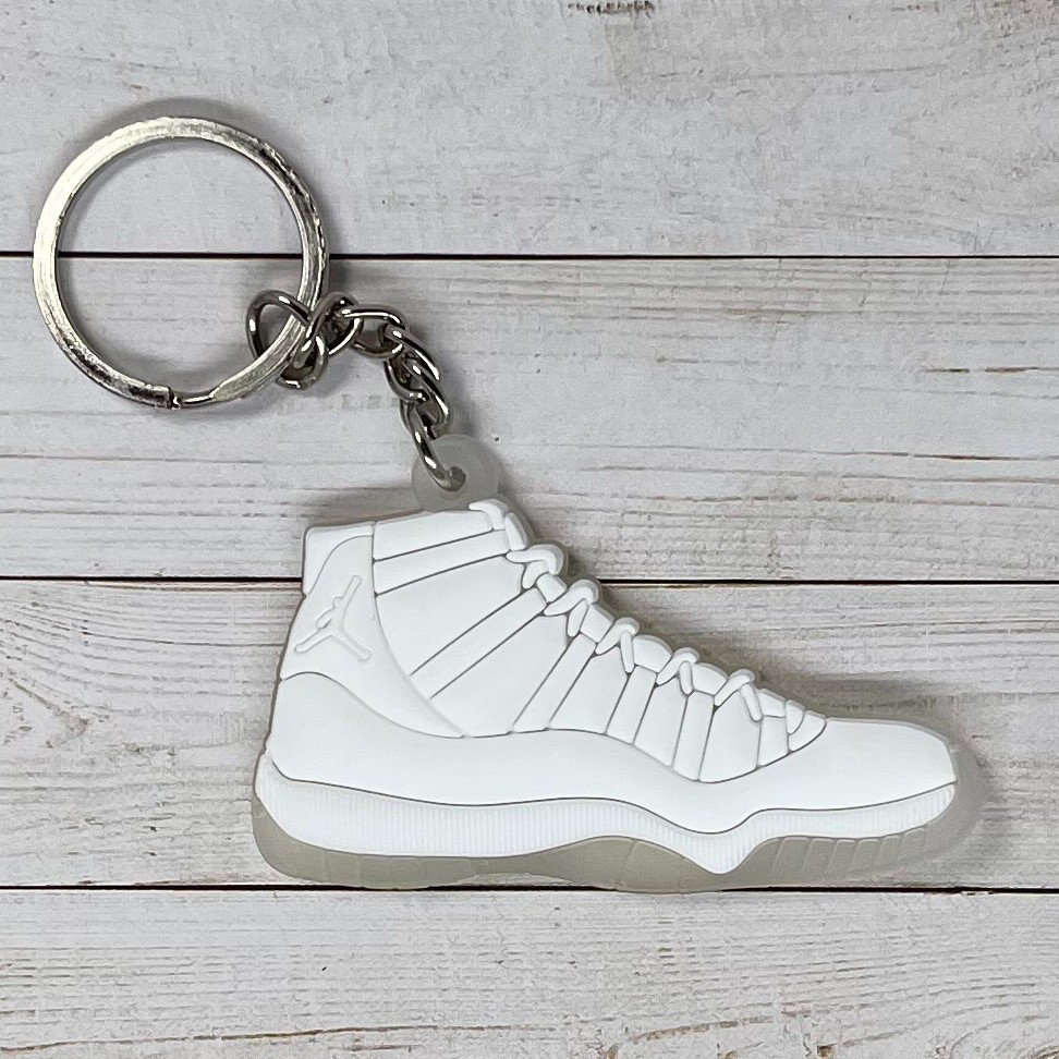 **YOU CHOOSE** Nike Jordan 11 Sneaker 2D Rubber 2″ Keychain MORE COLORS!