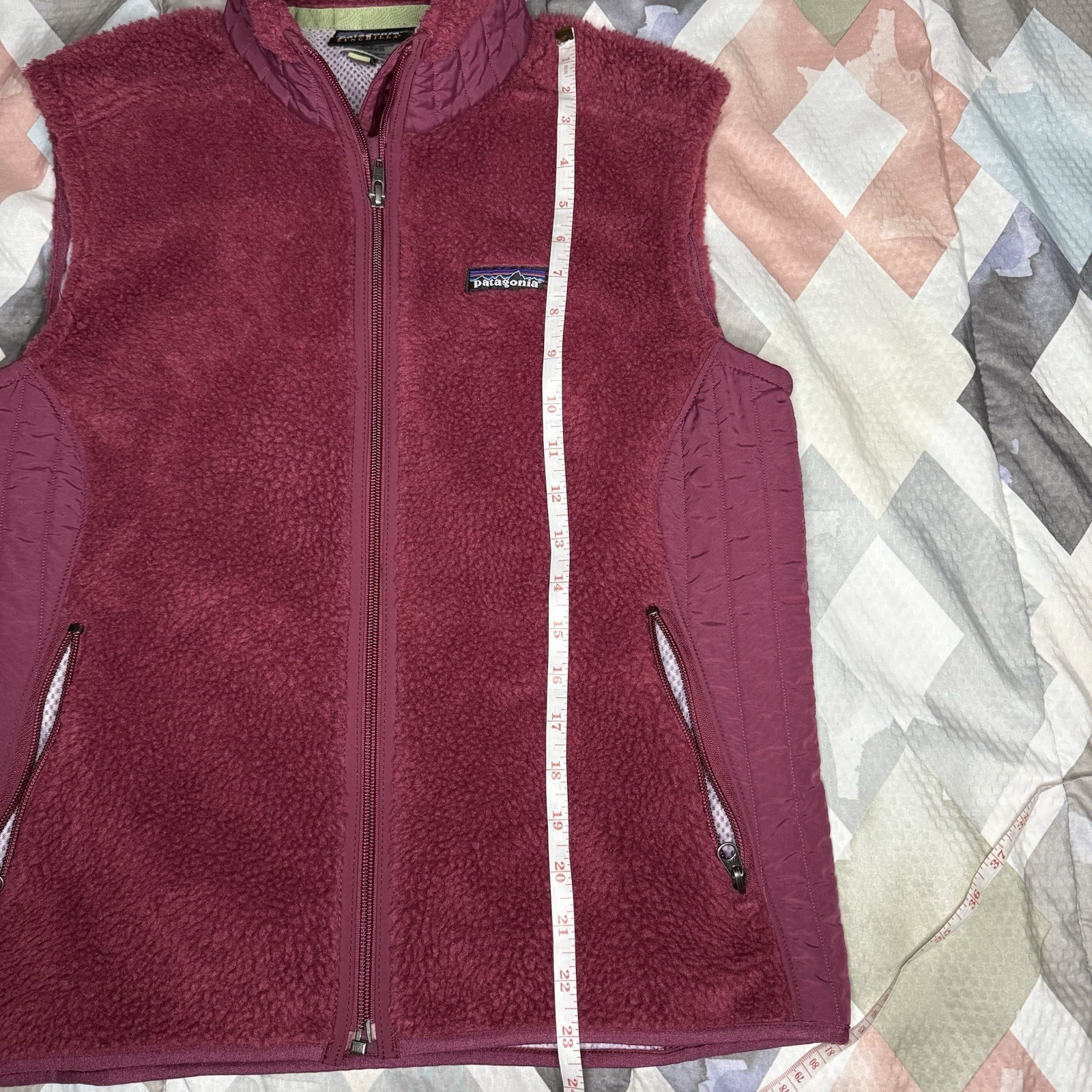 Patagonia Synchilla Sharpa Fleeced Women’s Vest Size Large