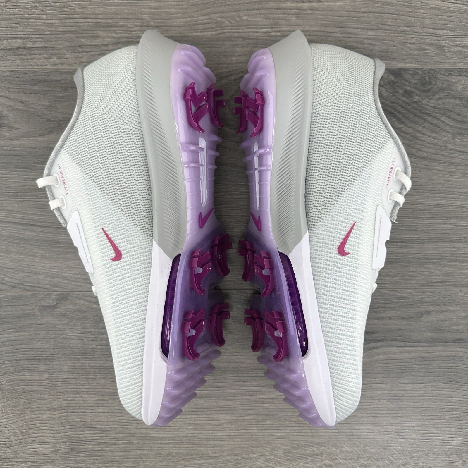 Nike Air Zoom Infinity Tour Next 2% Size 10.5 Mens White Vivid Purple Golf Shoes