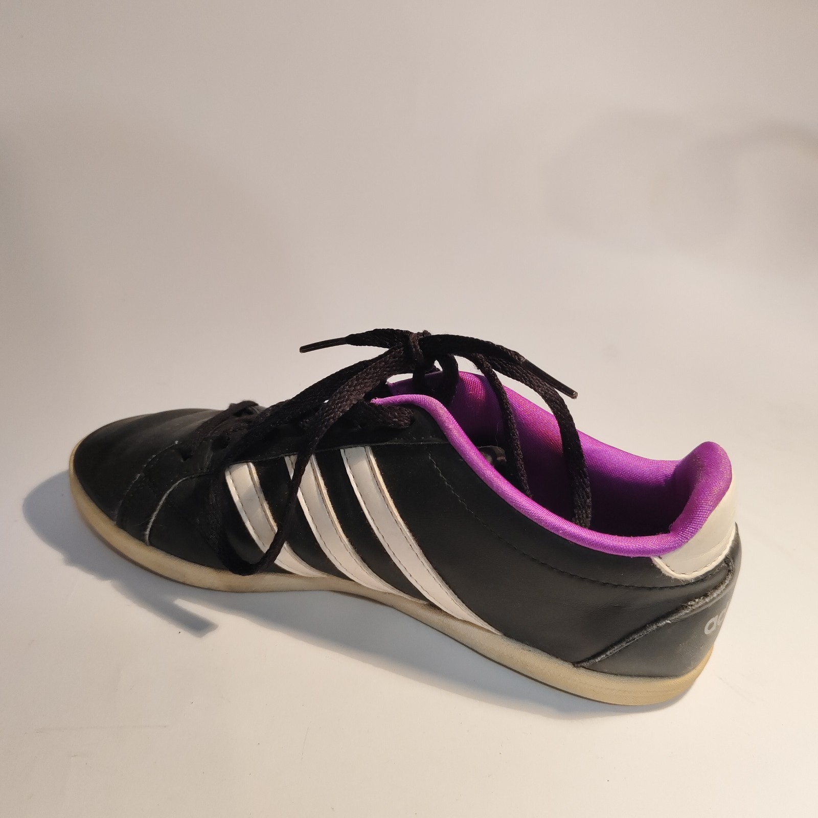 Women’s ADIDAS ‘VS Coneo’ 7 US | 38 2/3 EU Shoes Black Purple | 3+ Extra 10% Off