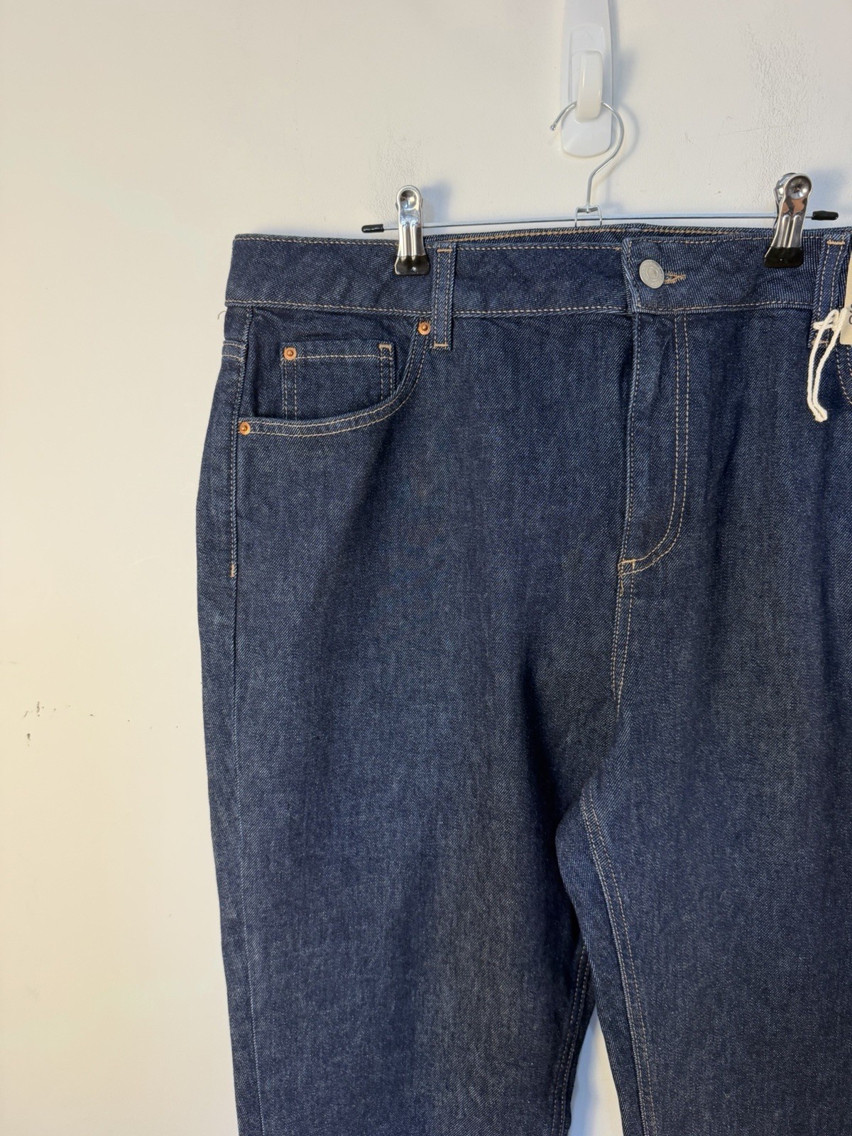 Marks & Spencer Women’s Cropped Slim Denim Jeans Size 20 Reg Indigo Blue New Tag