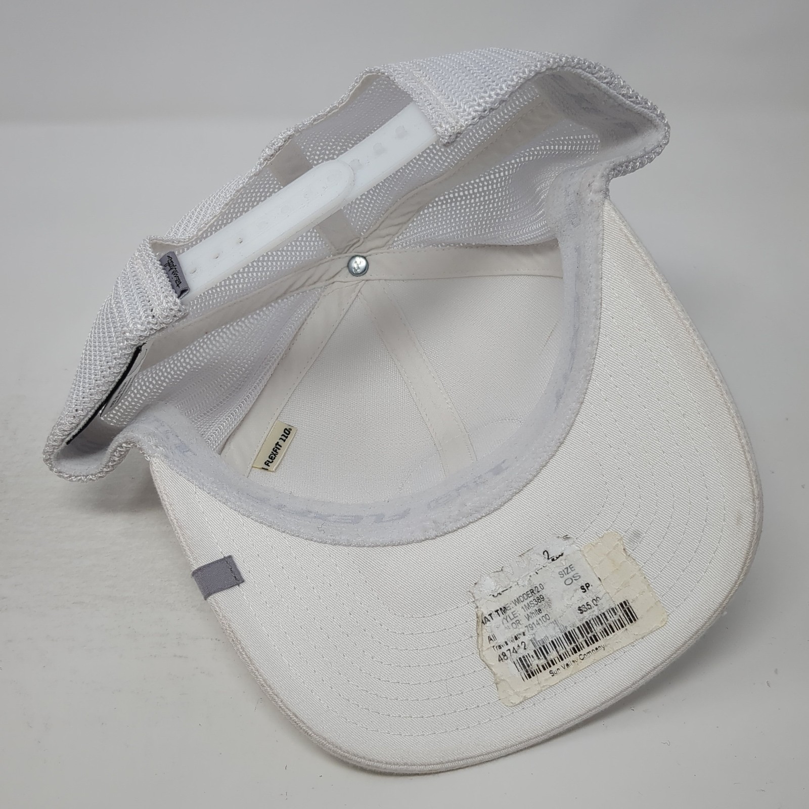 Elkhorn Golf Club Sun Valley ID Trucker Hat White One Size Flexfit Tech