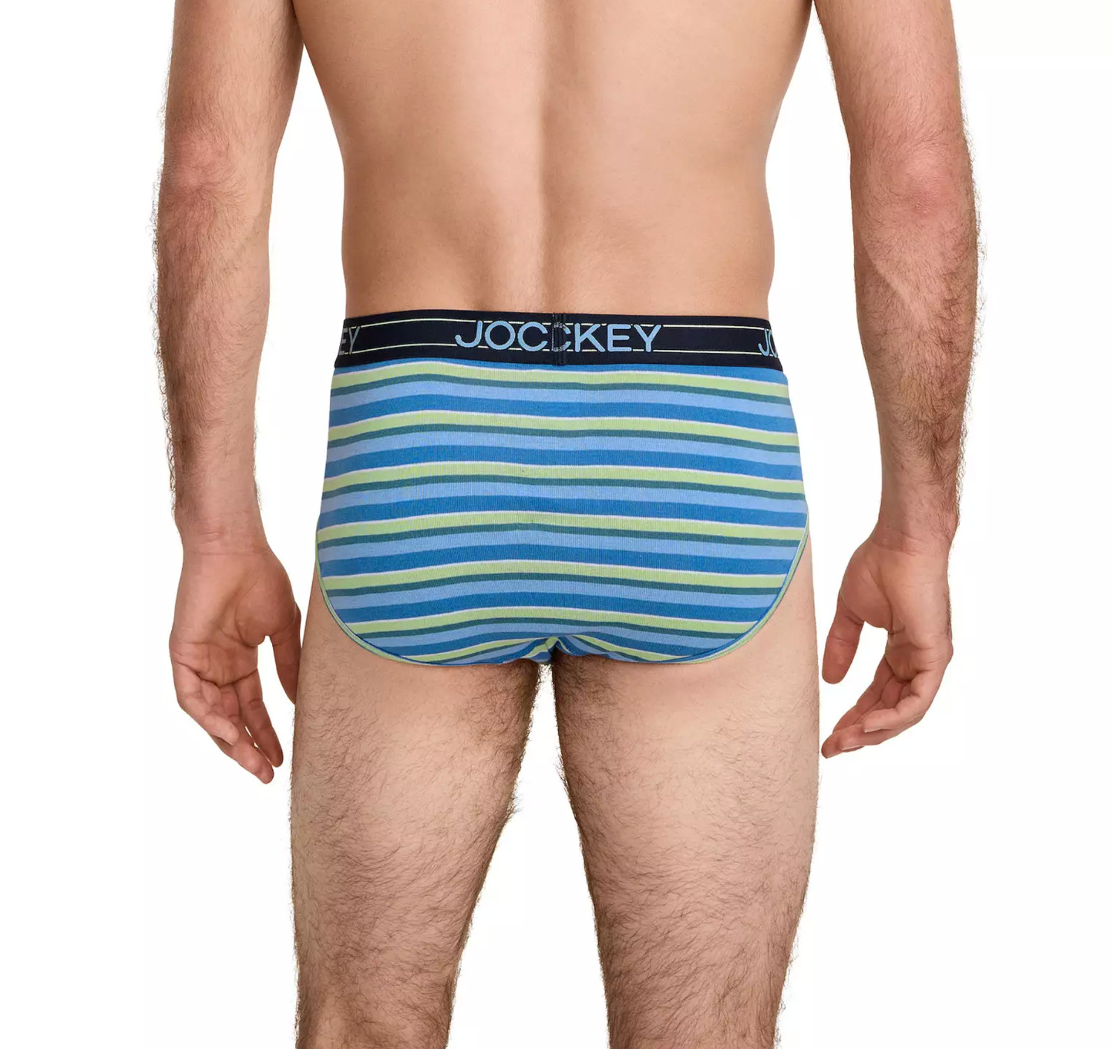 Men’s Jockey 5-Pack Cotton Blend Briefs (Multi Colors- Teal Slate) Underwear