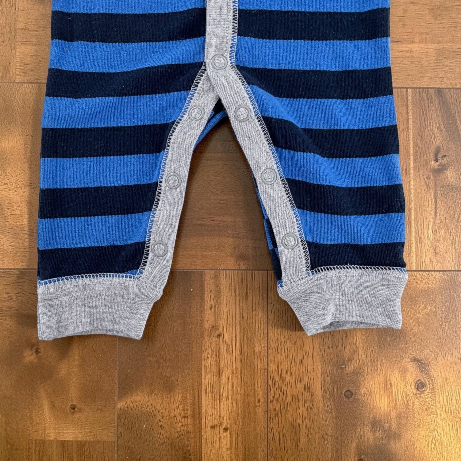 Carter’s Newborn 2-Pack Footless Snap Rompers Fold Over Mittens Animal Print