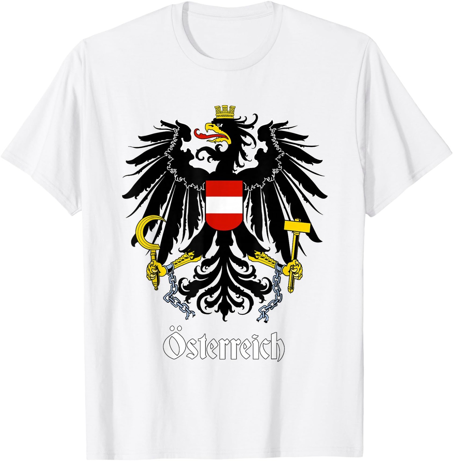 Austrian Eagle T-shirt Osterreich Austria Flag T-Shirt