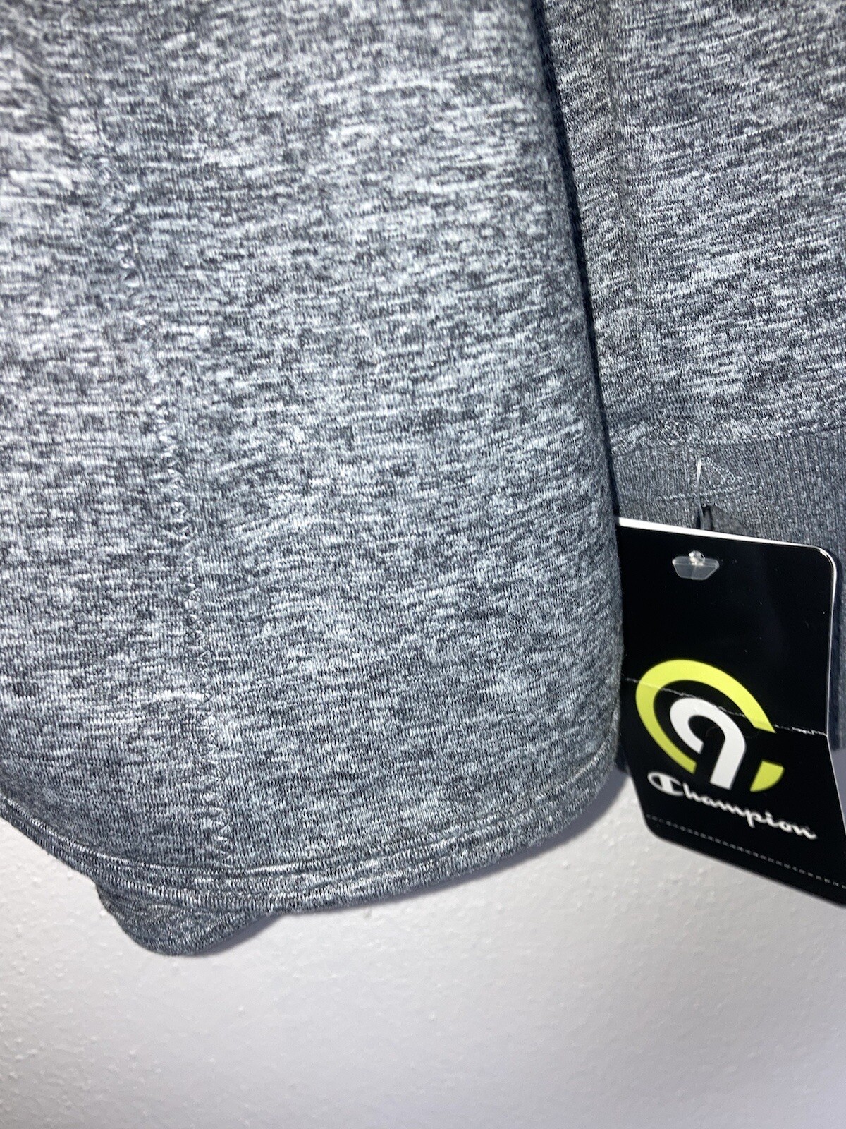 NWT Champion Gray Dry Duo Breathable Thumbholes Stretch Athletic Full Zip XL New