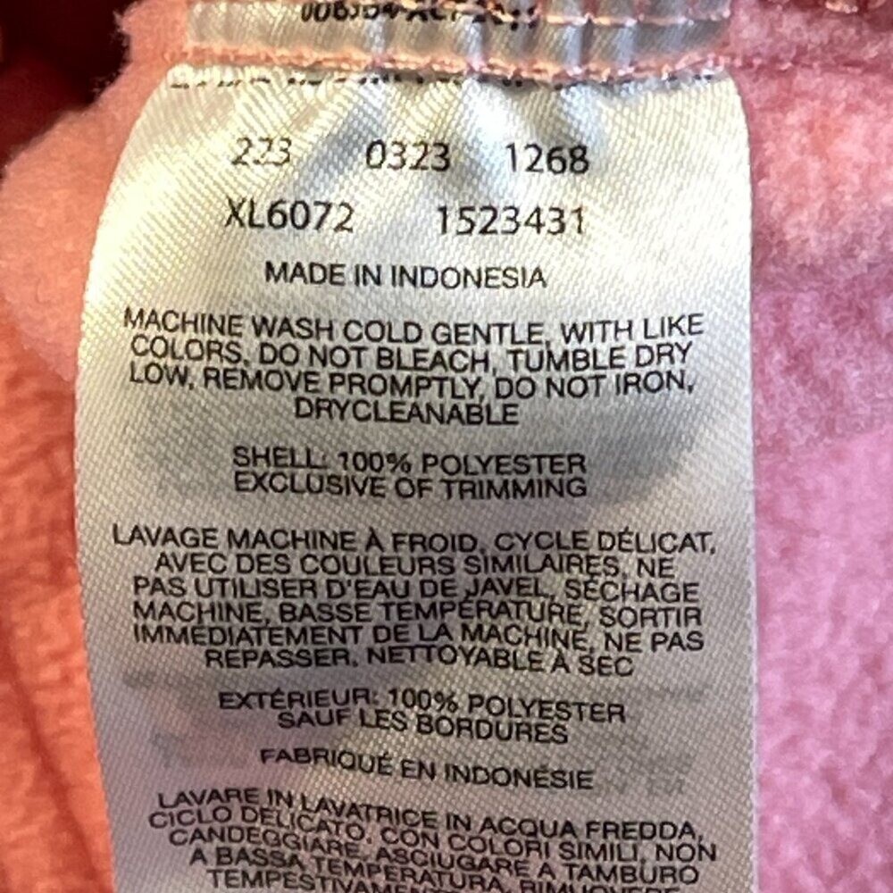 Columbia Women’s Fast Trek II Fleece Jacket XL Pink Full Zip Cozy Comfort Winter