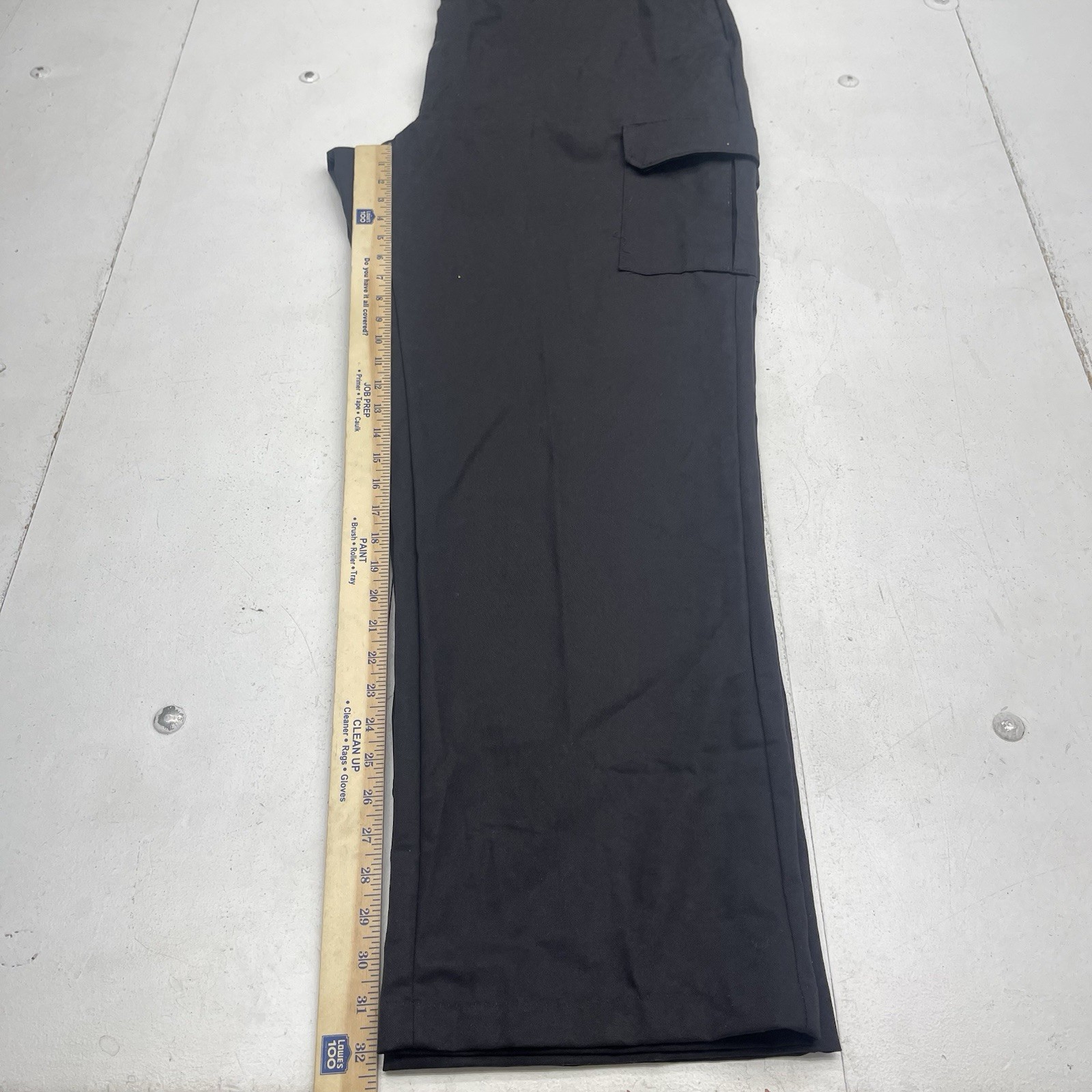 Red Kap Black Industrial Wrinkle Resistant Cargo Pants PT88BKN Mens Size 48x34L