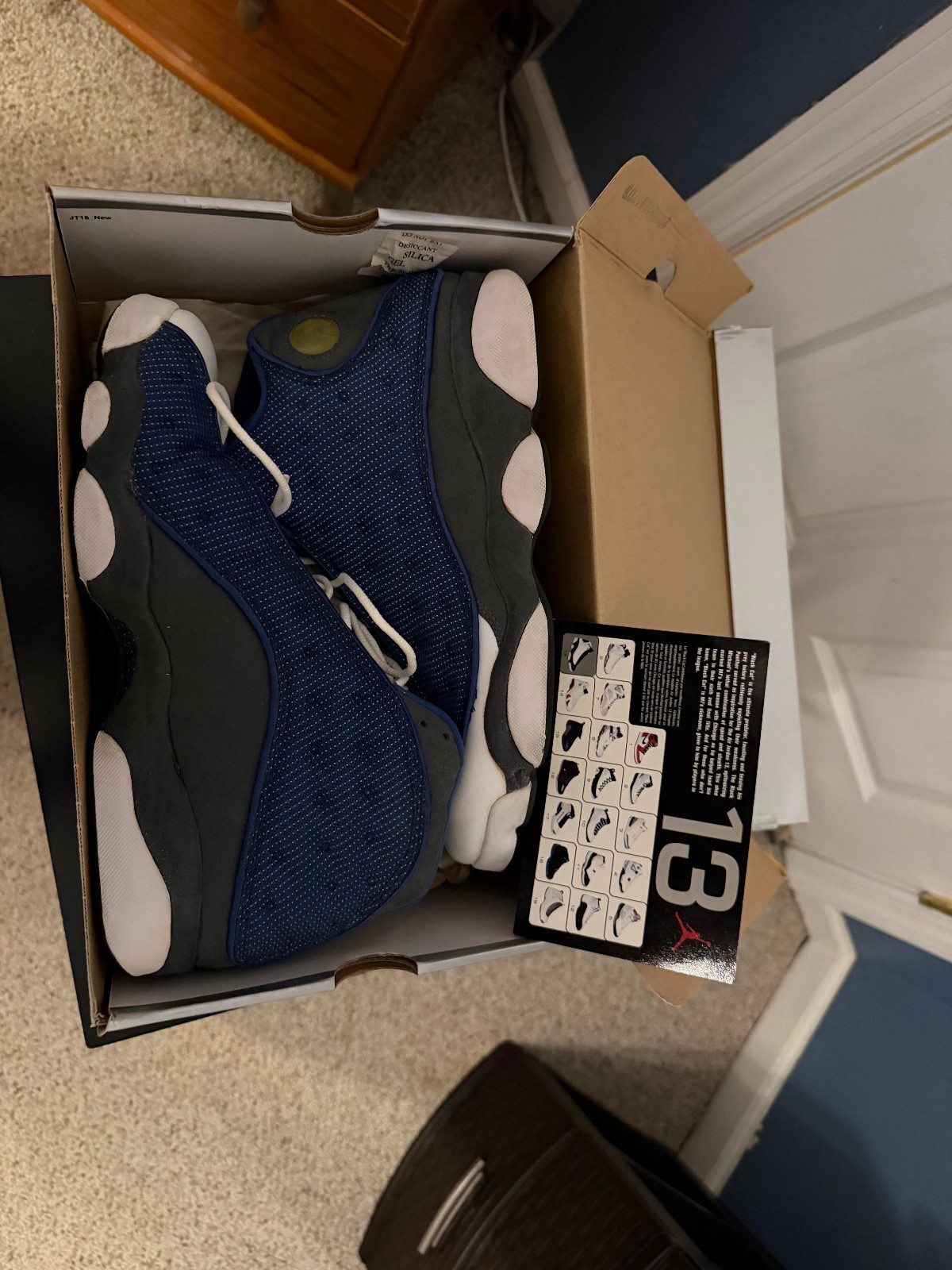 Nike Air Jordan 13 Retro Flint French Blue 310004-441 Size 11 OG Box