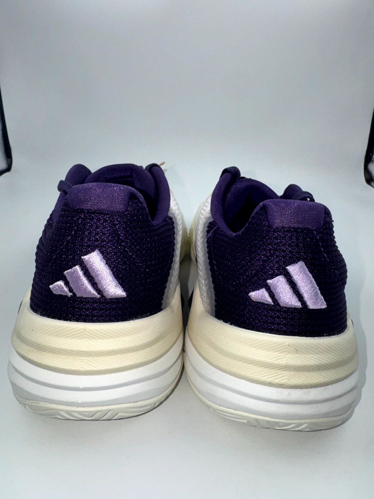 Adidas Barricade 13 Womens US 8 Sneakers White Powder Plum Tennis Shoes JR7814