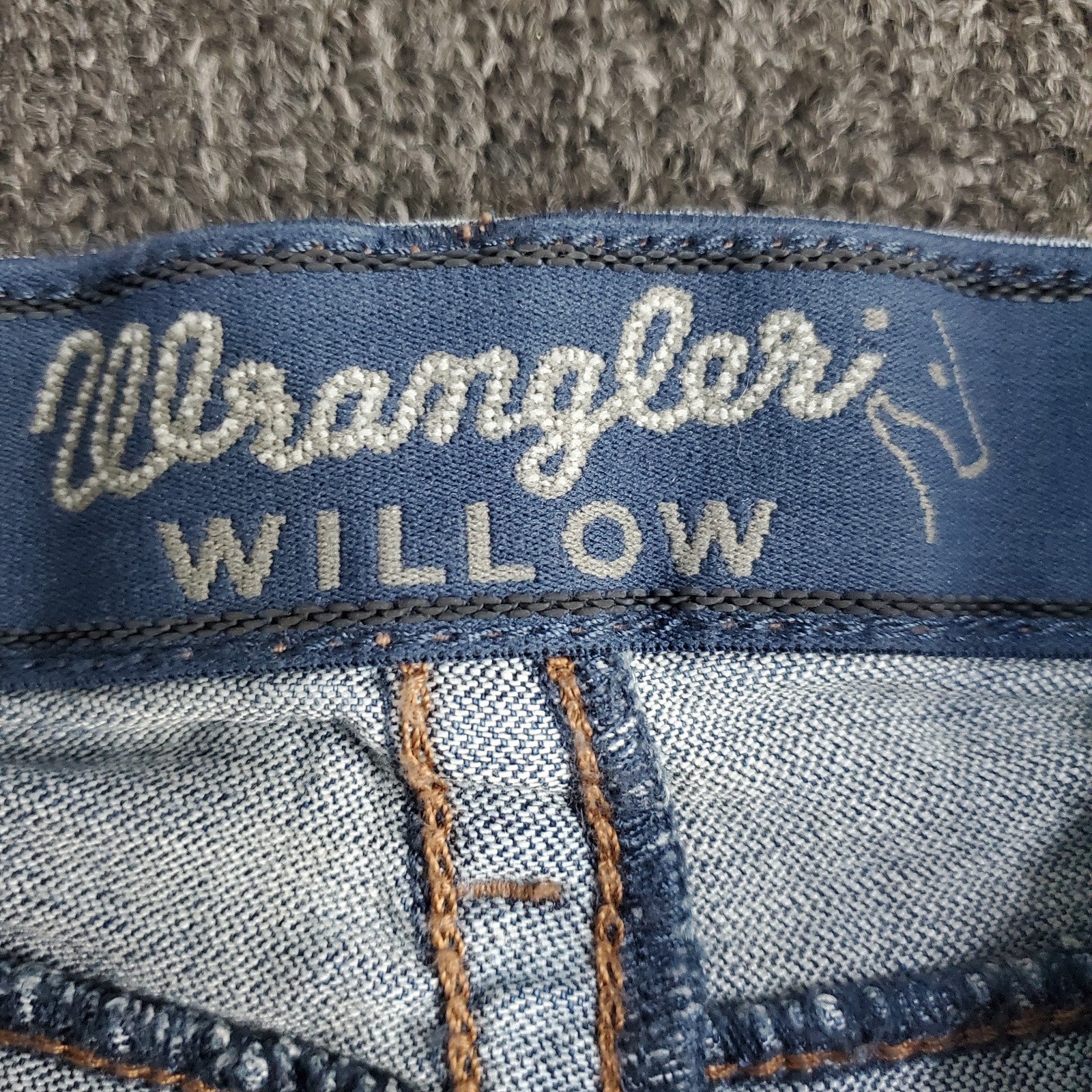 Wrangler Willow Jeans Womens 1×34 Blue Ultimate Riding Medium Bootcut Fit 26×32