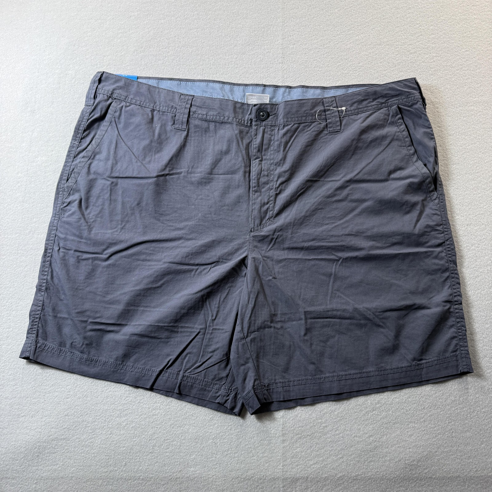 Columbia Modern Classic Chino Shorts Mens 44 Gray Cotton Nylon Summer 8″ Inseam