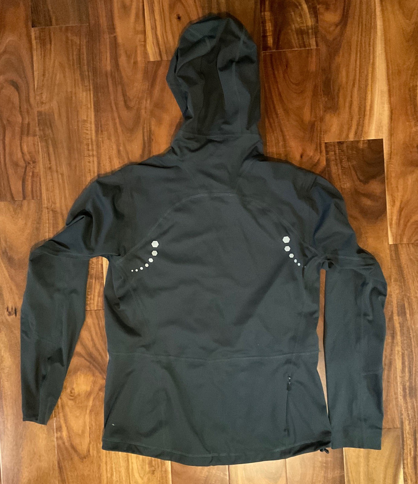 Mountain Hardwear Dry Q Active Hooded Zip Jacket Womens M Gray
