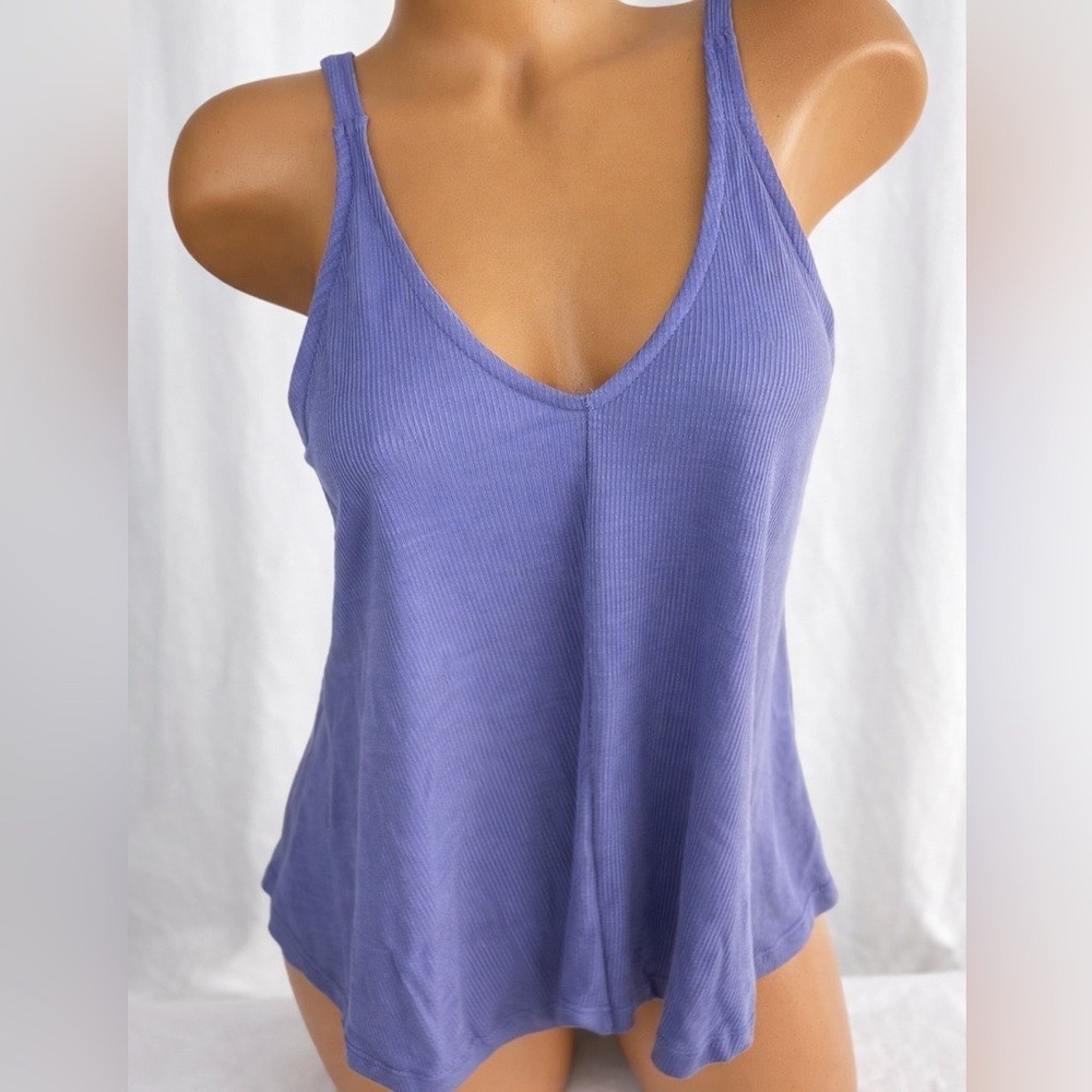 Free People Intimately OB651363 Womens Sz Medium Dusty Iris Dani Tank Top Shirt
