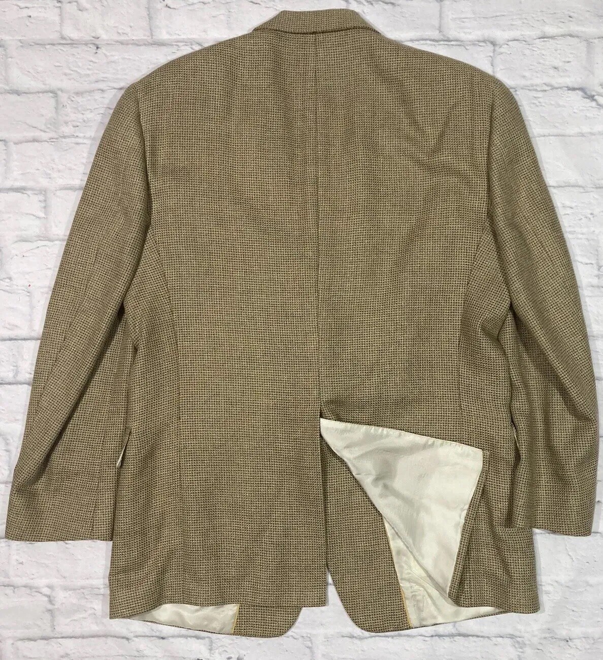 Hart Schaffner & Marx Gold Trumpeter Suit Jacket Mens Size 42R