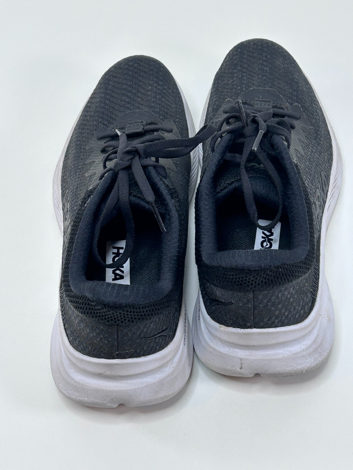 Hoka One One Solimar Black White Athletic Running Shoes Sneakers Wmns Size 9.5 B