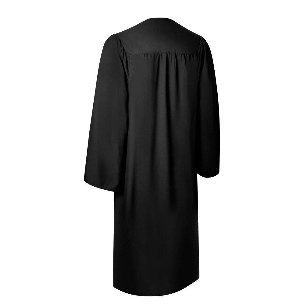 Endea Graduation Matte Black Graduation Gown & Cap