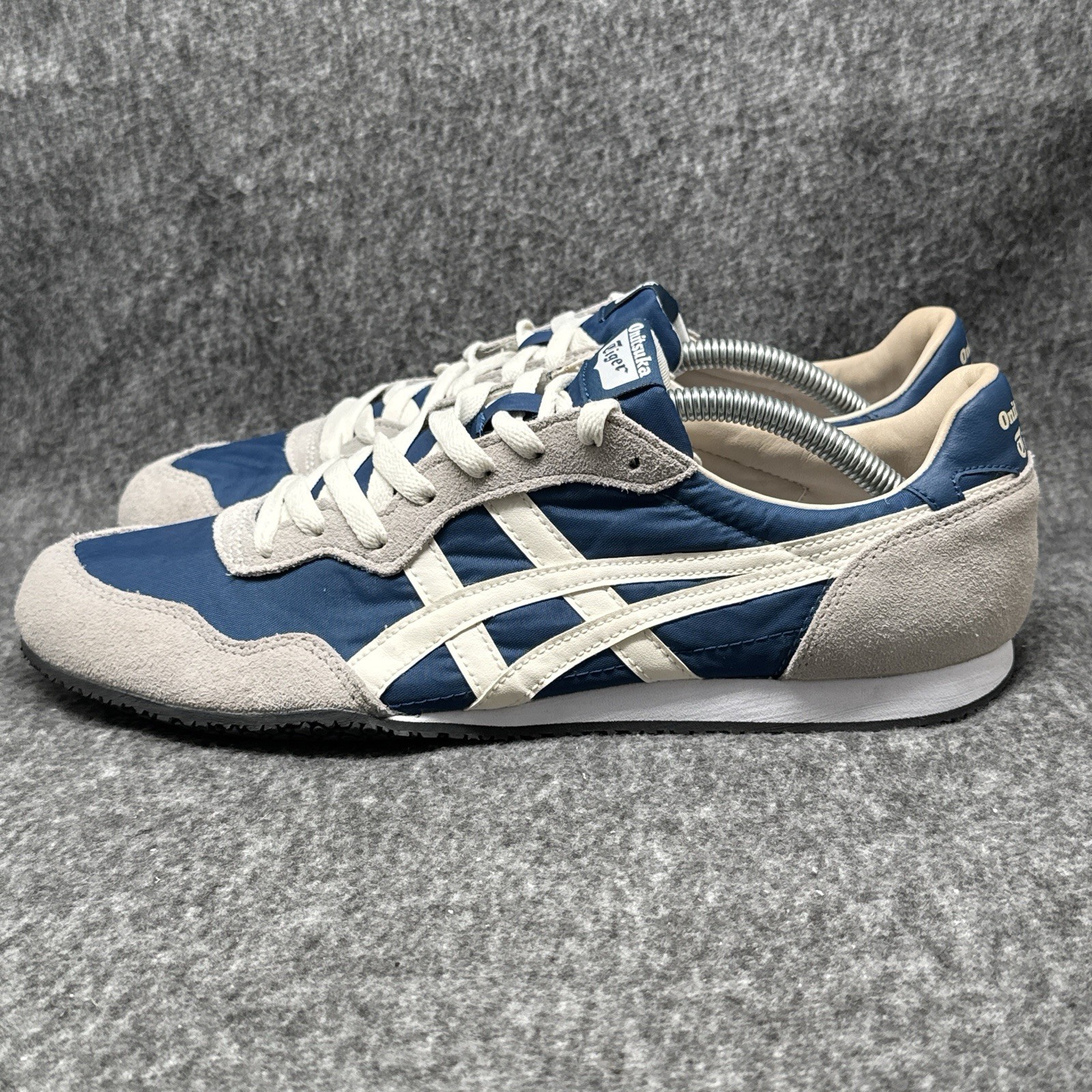 Onitsuka Tiger Serrano 1183B400 Mens 11 Mako Blue Cream New Sneaker F460422
