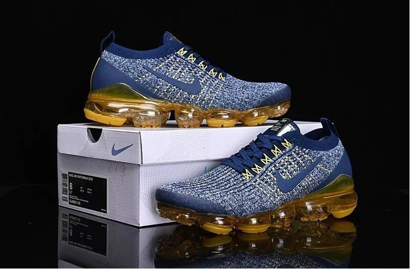 US Size Nike Air VaporMax Flyknit 3 Blue Men’s Shoes