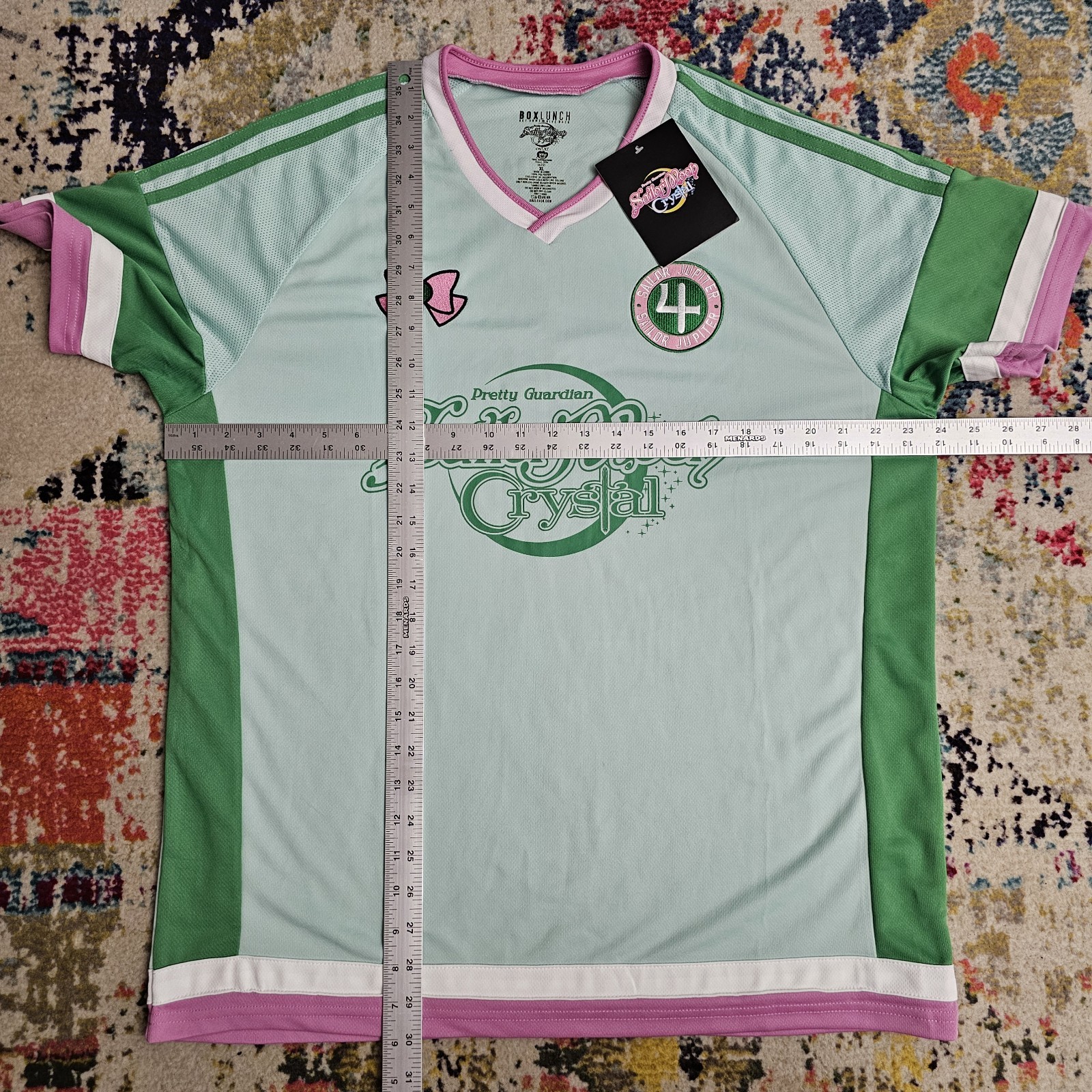 SAILOR MOON CRYSTAL SOCCER JERSEY Mens XL BOX LUNCH EXCLUSIVE JUPITER