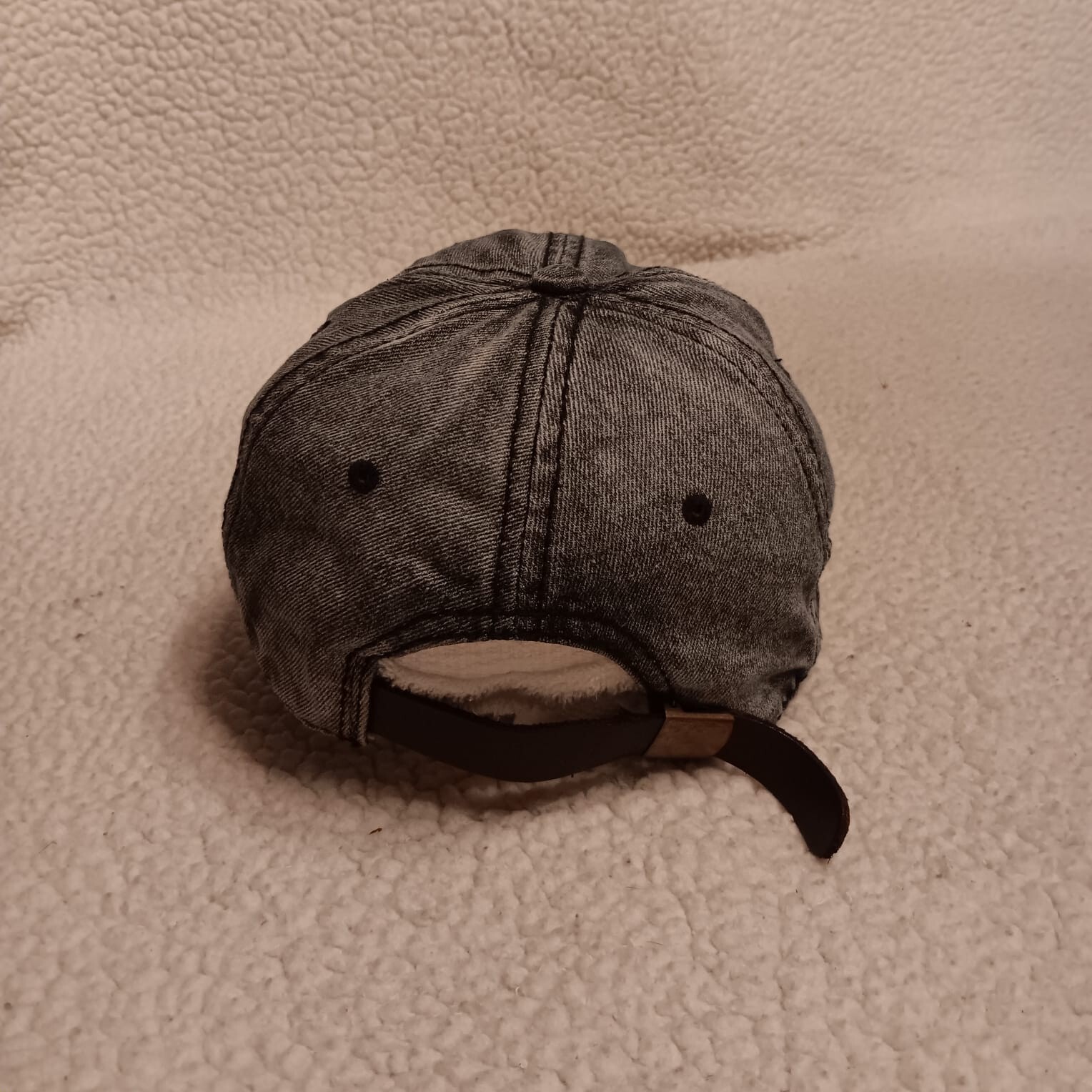 Blue Denim Dad Hat OSFM Cotton Washed Solid Plain Polo Style Baseball Ball Cap