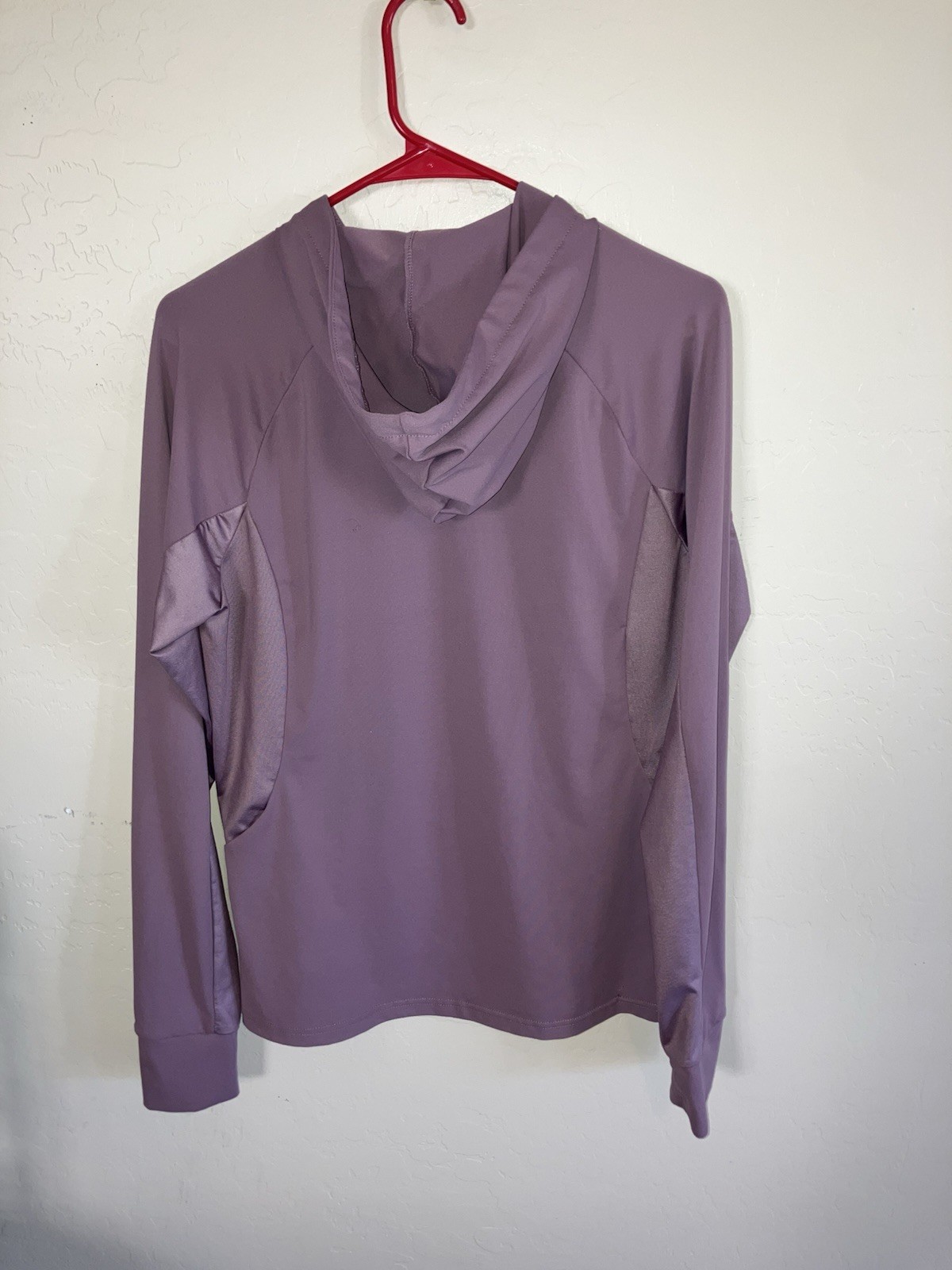 Fabletics Women’s light Purple Hooded Top Size L Excellent Condition
